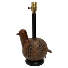 Aldo Londi Bitossi Bird Table Lamp