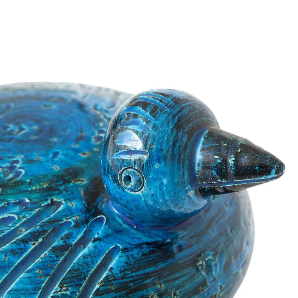 Italian Raymor Bitossi Duck Ceramic Rimini Blue Signed