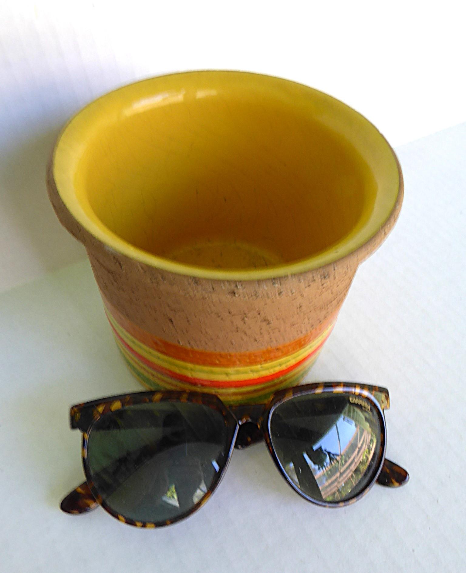 Aldo Londi Bitossi Fascie Colorate Kleines Gefäß / Übertopf Rosenthal Netter 70s im Angebot 2