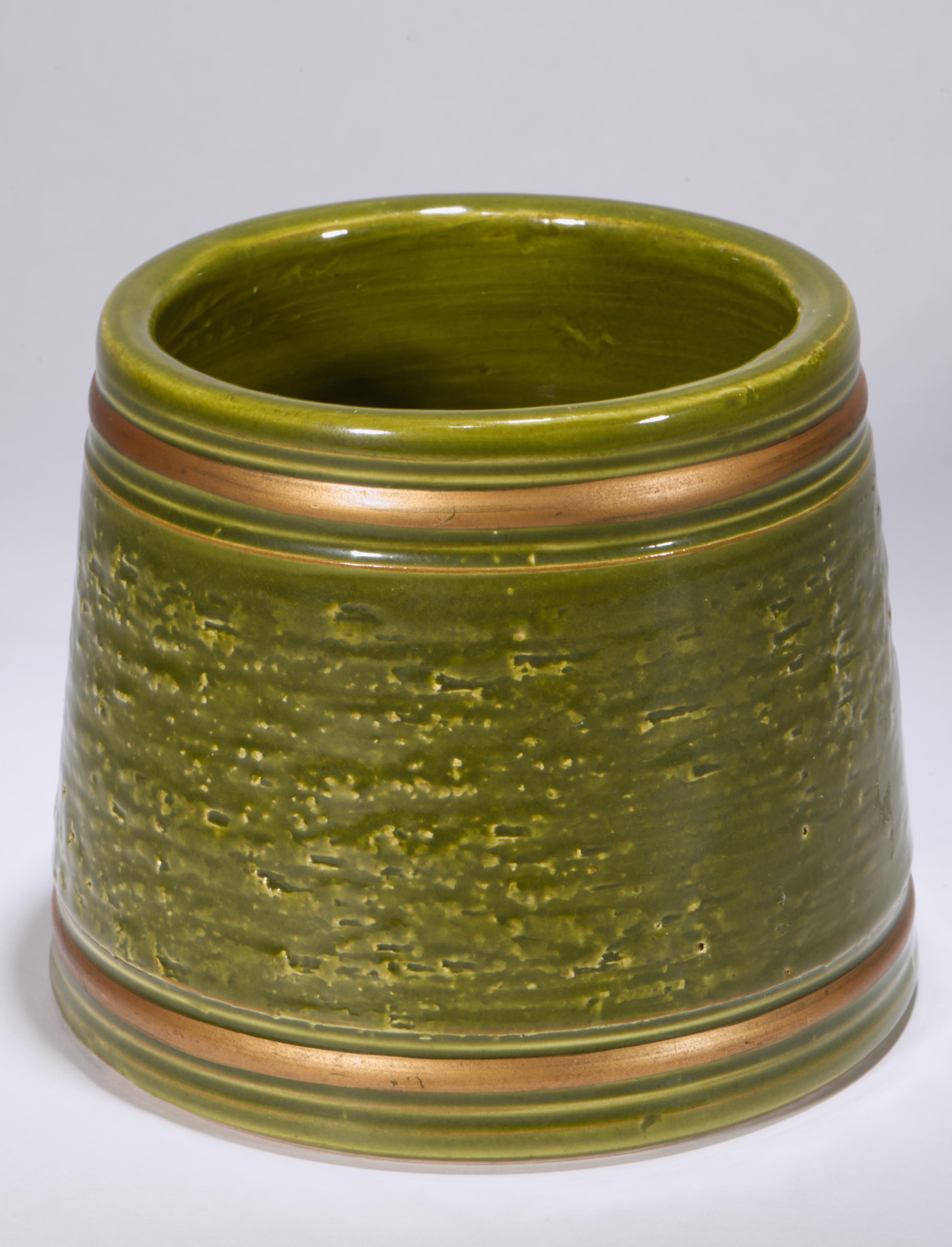 Aldo Londi, Bitossi per Rosenthal Netter Set di vasi in maiolica Greene & Greene In condizioni buone in vendita a Clifton Springs, NY