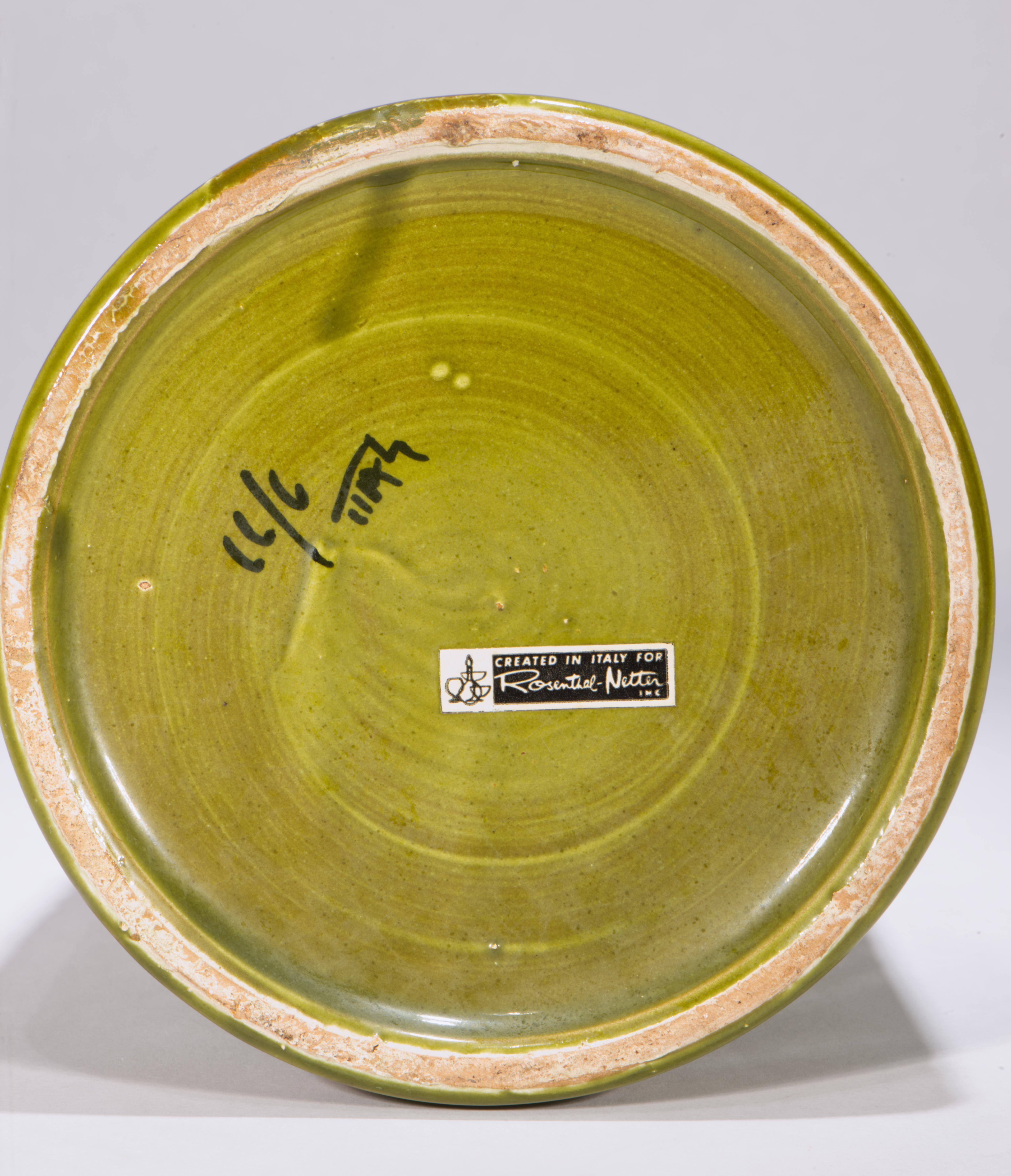 Aldo Londi, Bitossi per Rosenthal Netter Set di vasi in maiolica Greene & Greene in vendita 1