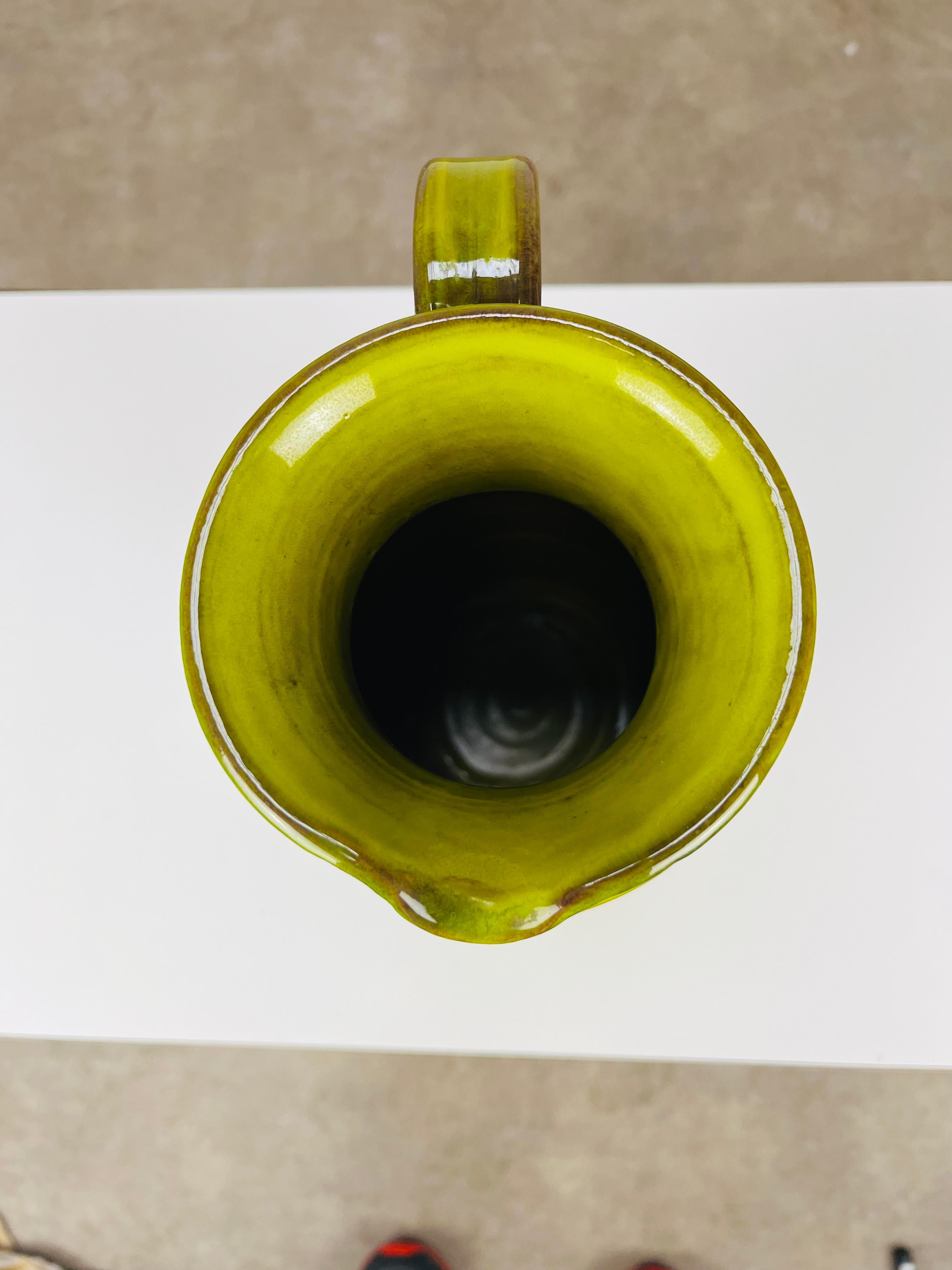 Vaso a brocca verde Aldo Londi Bitossi, Italia, anni '60 in vendita 2