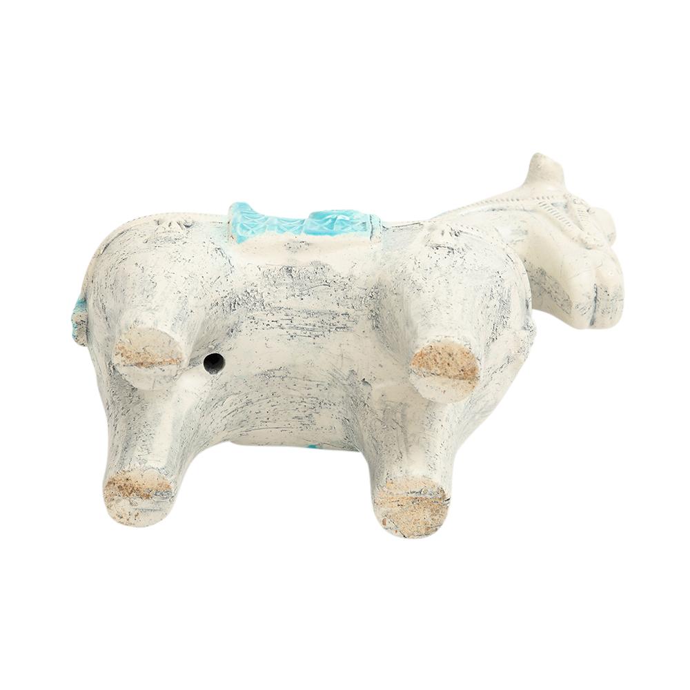 Aldo Londi Bitossi Horse, Ceramic, Blue, White For Sale 13