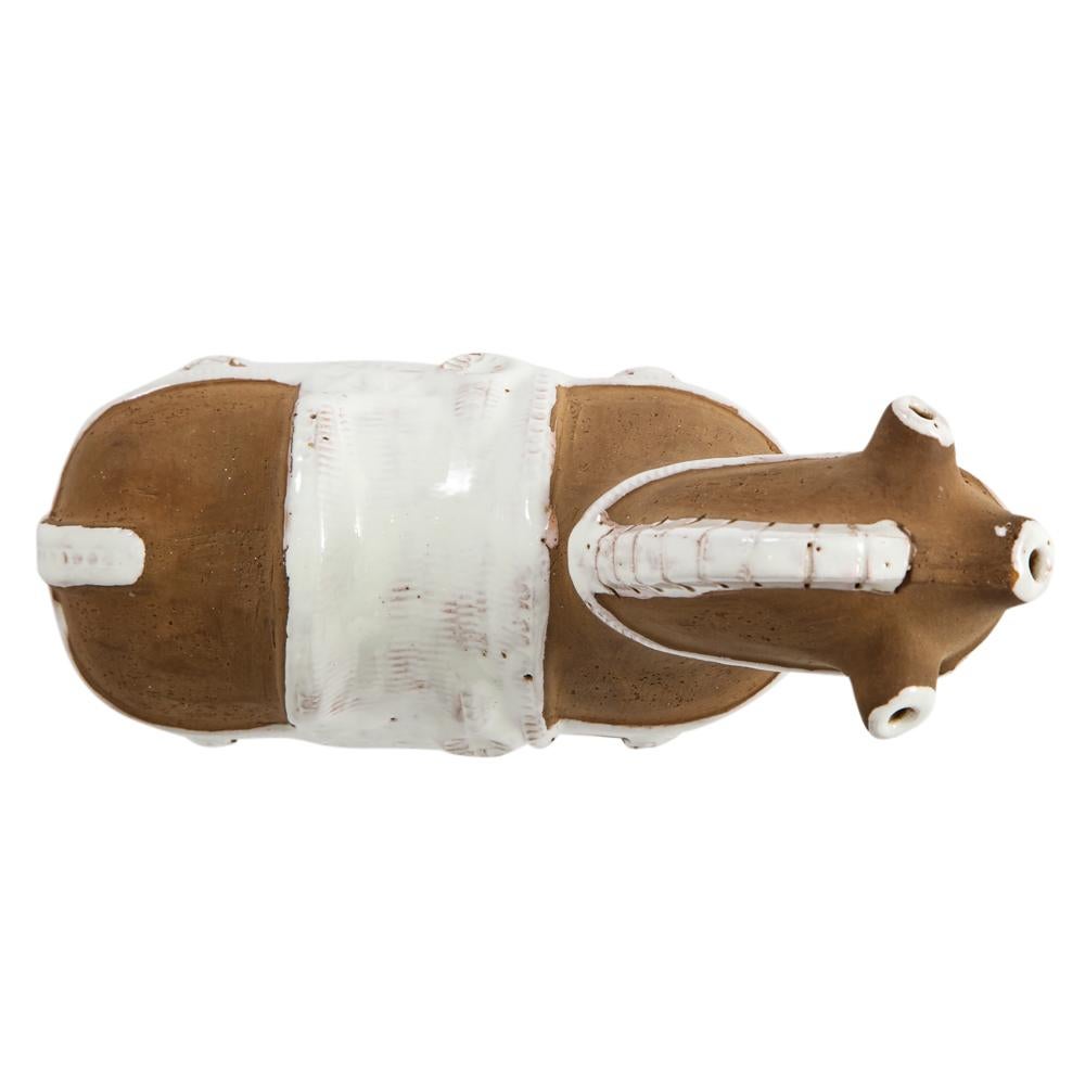Aldo Londi Caballo Bitossi, Cerámica, Marrón y Blanco en venta 2