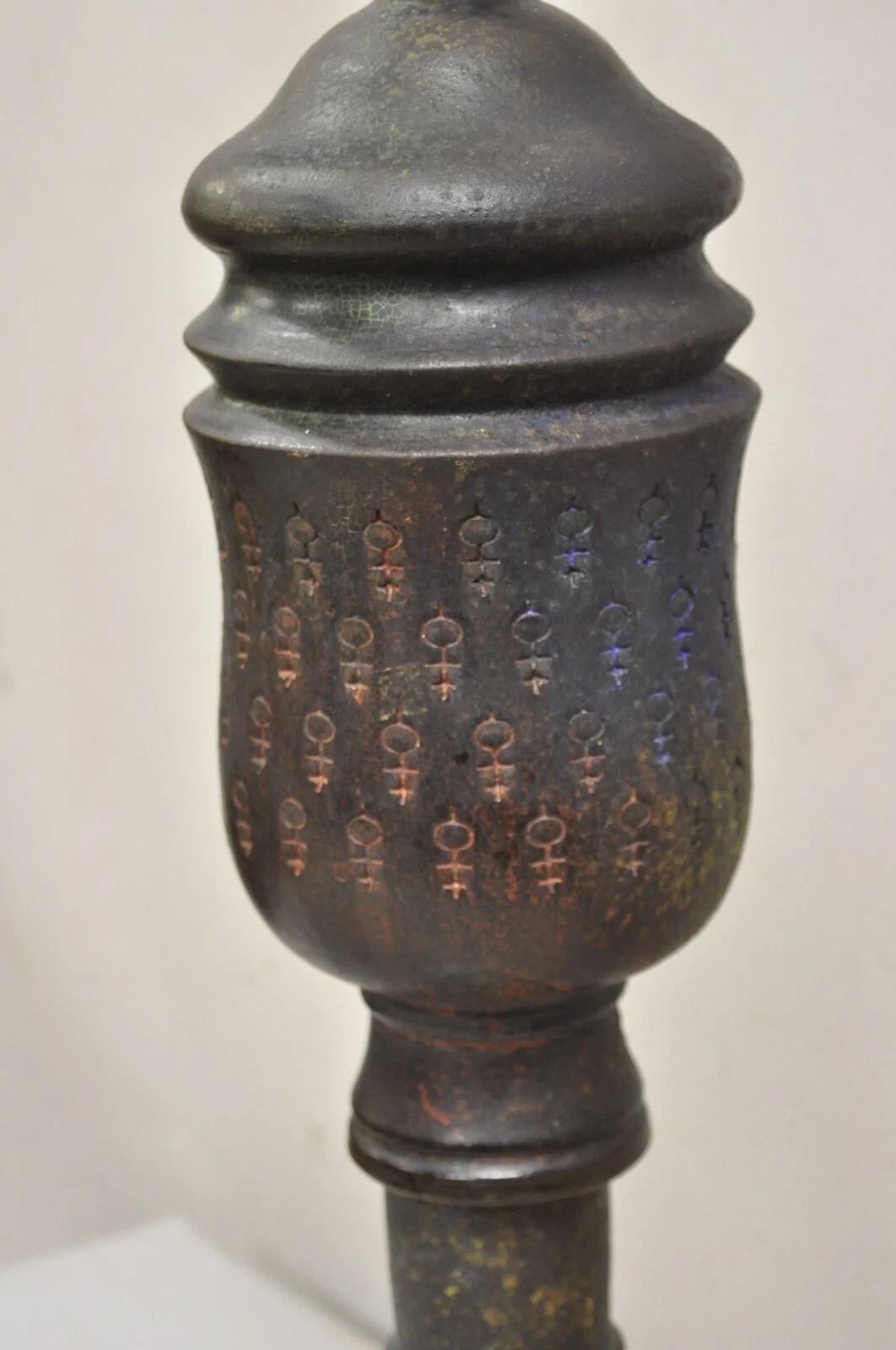 Italienische Venus-Tischlampe aus Keramik und Keramik, Mid-Century Modern, Aldo Londi Bitossi (Moderne der Mitte des Jahrhunderts) im Angebot