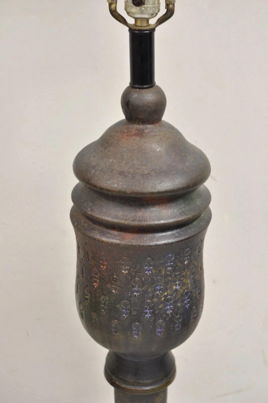 Italienische Venus-Tischlampe aus Keramik und Keramik, Mid-Century Modern, Aldo Londi Bitossi im Zustand „Gut“ im Angebot in Philadelphia, PA