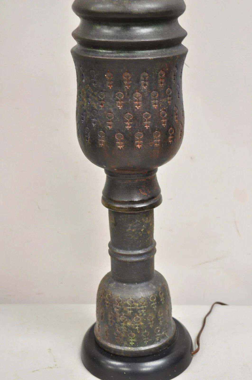 Italienische Venus-Tischlampe aus Keramik und Keramik, Mid-Century Modern, Aldo Londi Bitossi (20. Jahrhundert) im Angebot
