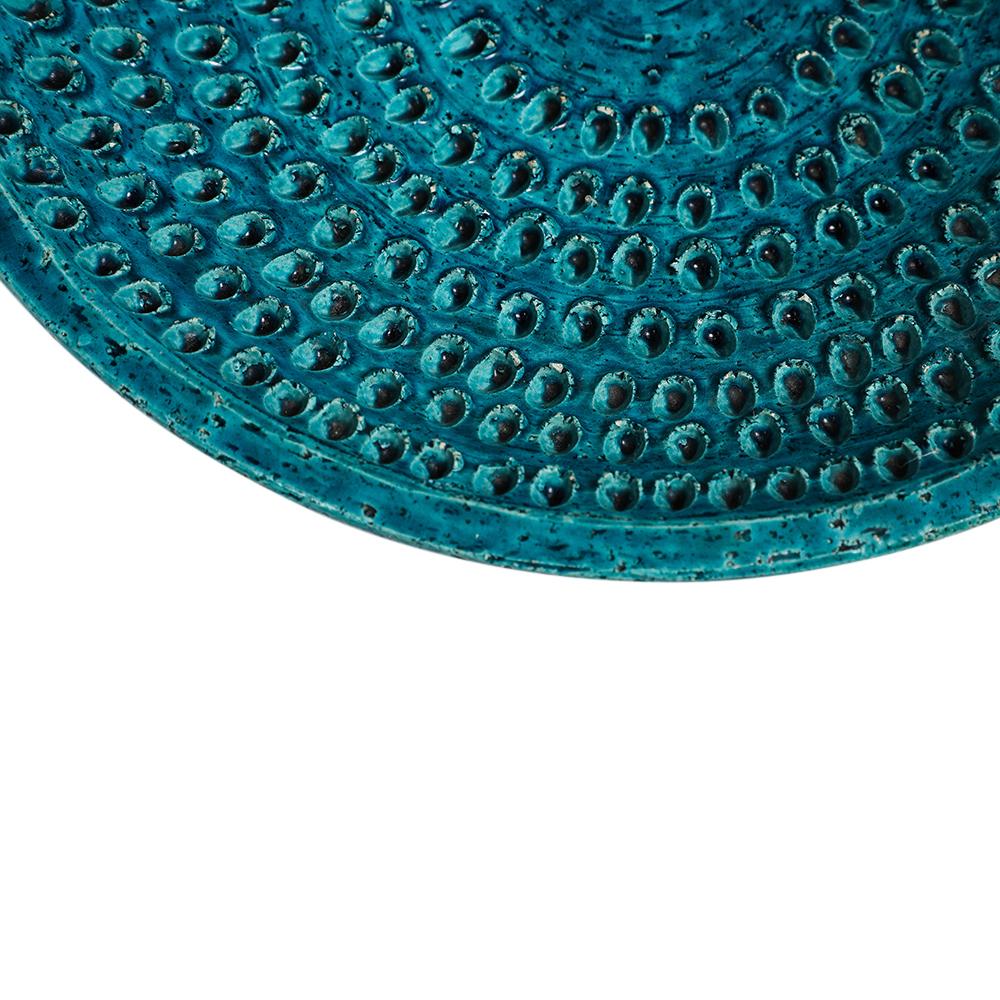Cuenco Aldo Londi Bitossi Lacrima, Cerámica, Azul, Firmado en venta 3