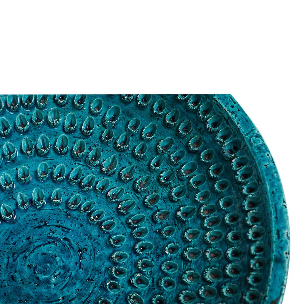 Cuenco Aldo Londi Bitossi Lacrima, Cerámica, Azul, Firmado en venta 4