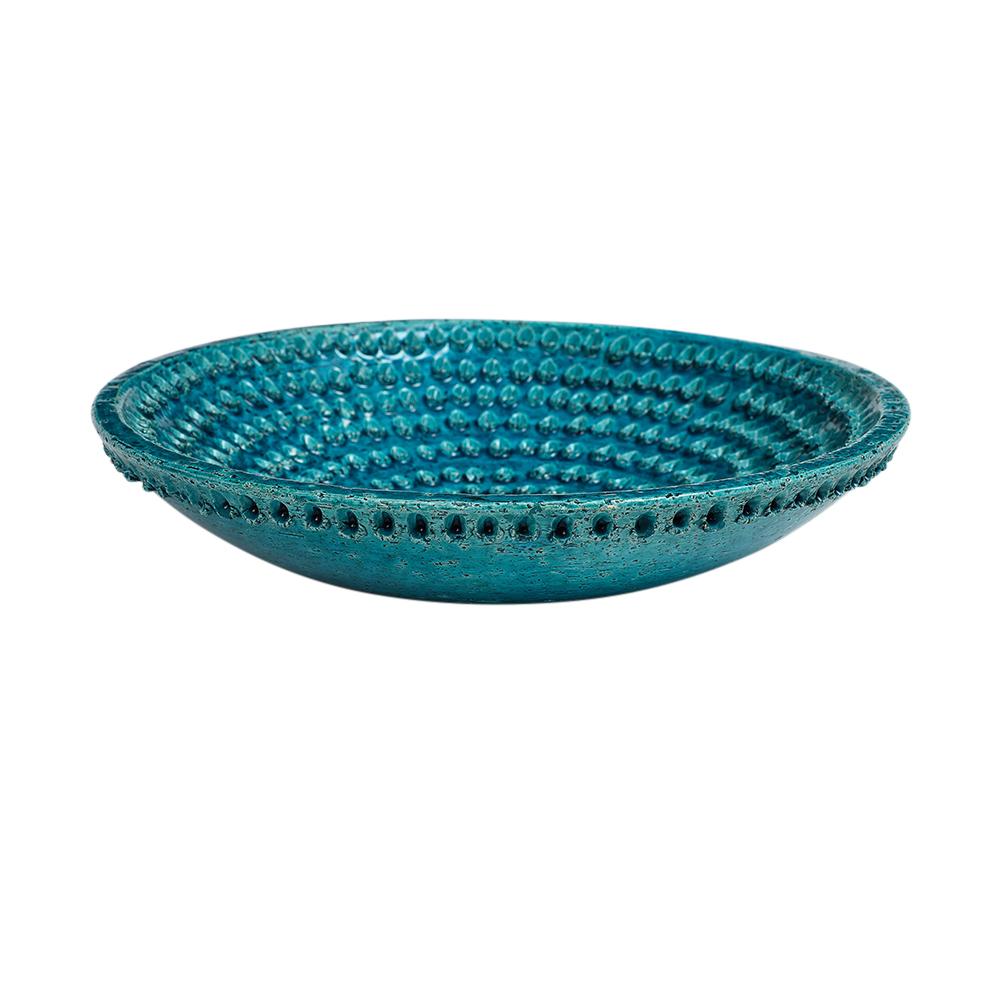Cuenco Aldo Londi Bitossi Lacrima, Cerámica, Azul, Firmado en venta 6