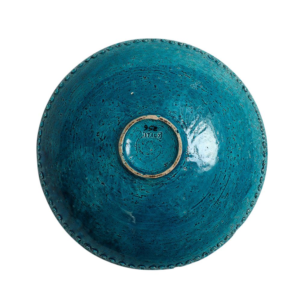 Cuenco Aldo Londi Bitossi Lacrima, Cerámica, Azul, Firmado en venta 9