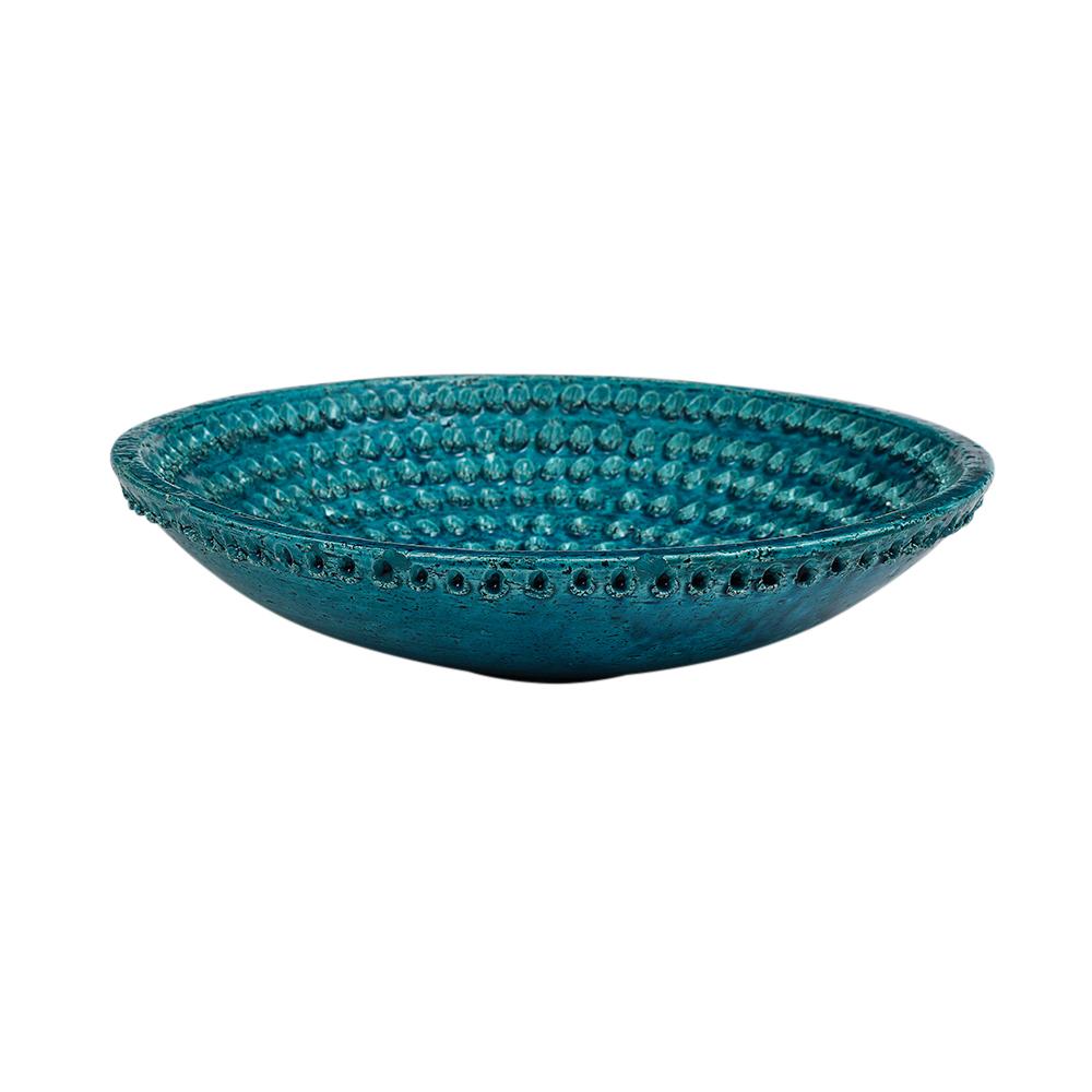 Cuenco Aldo Londi Bitossi Lacrima, Cerámica, Azul, Firmado mediados del siglo XX en venta