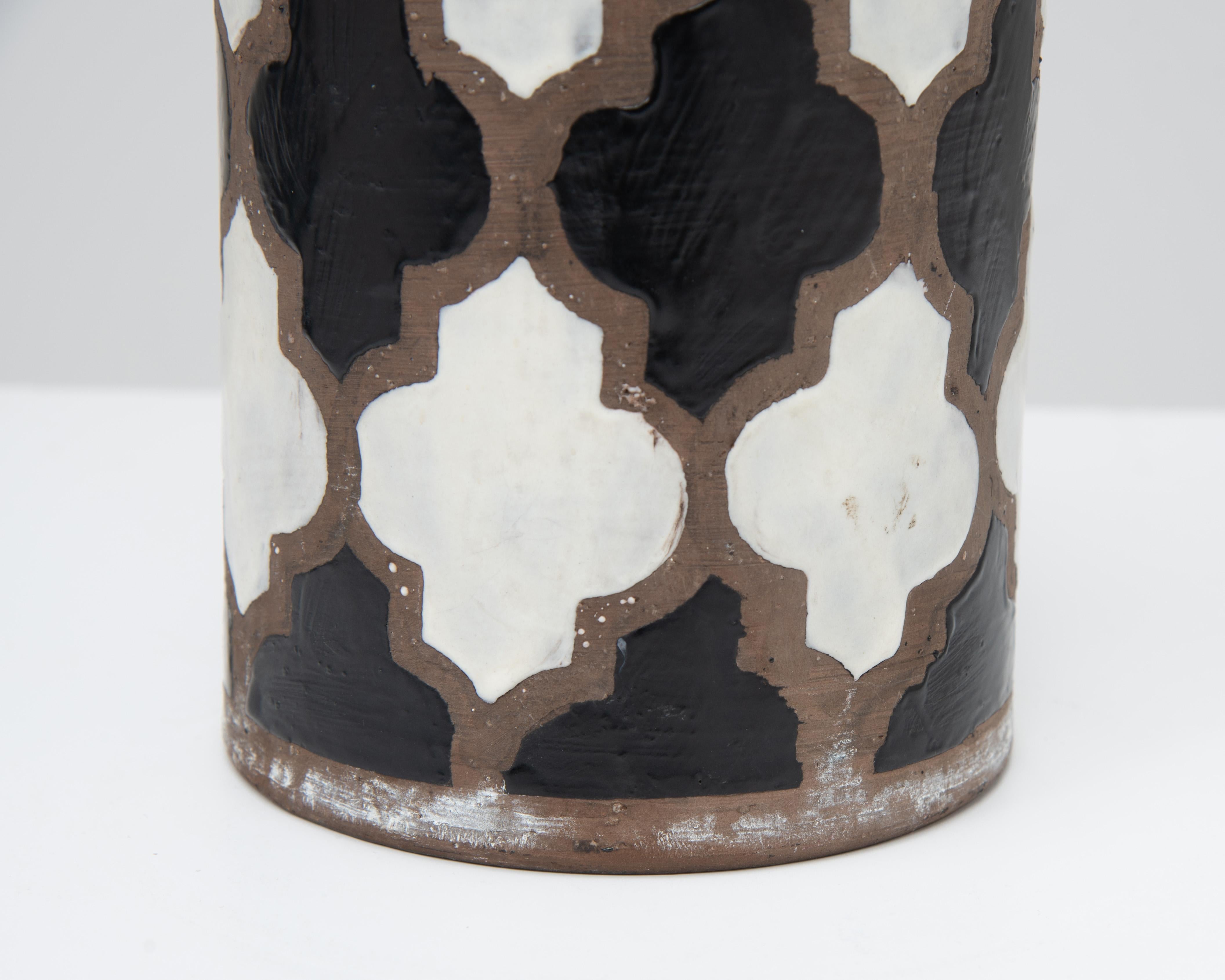 Aldo Londi Bitossi Mid Century Hand Thrown Vase Raymor 8571b Italy For Sale 2