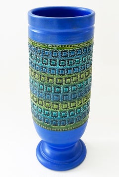 Vaso in ceramica smaltata italiana di Aldo Londi Bitossi, metà del secolo scorso, marchiato