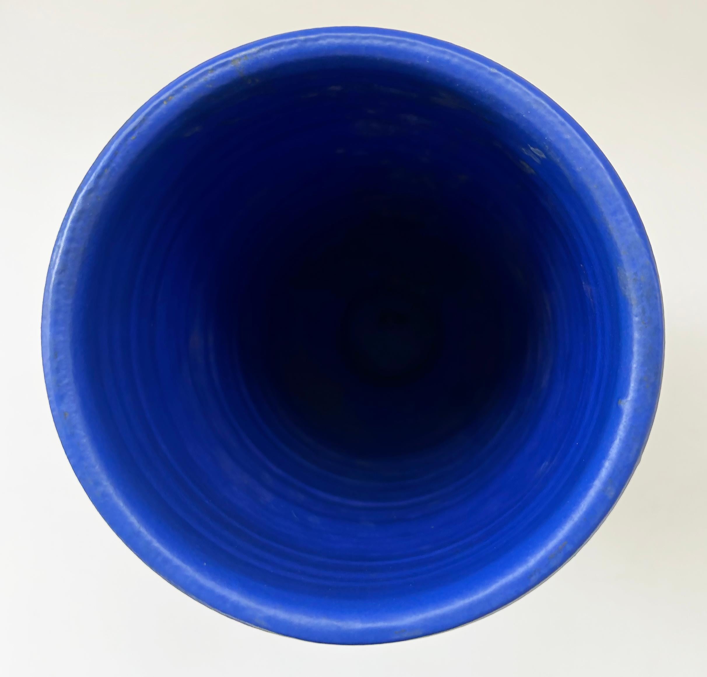 Aldo Londi Bitossi Vase en céramique émaillée du milieu du siècle, marqué en vente 1