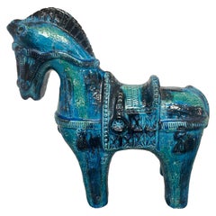 Aldo Londi Bitossi Rimini Blue Horse