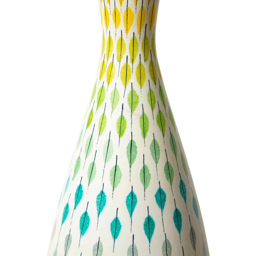 Mid-20th Century Aldo Londi Bitossi Table Lamps, Ceramic, Multi-Color, Piume, Signed