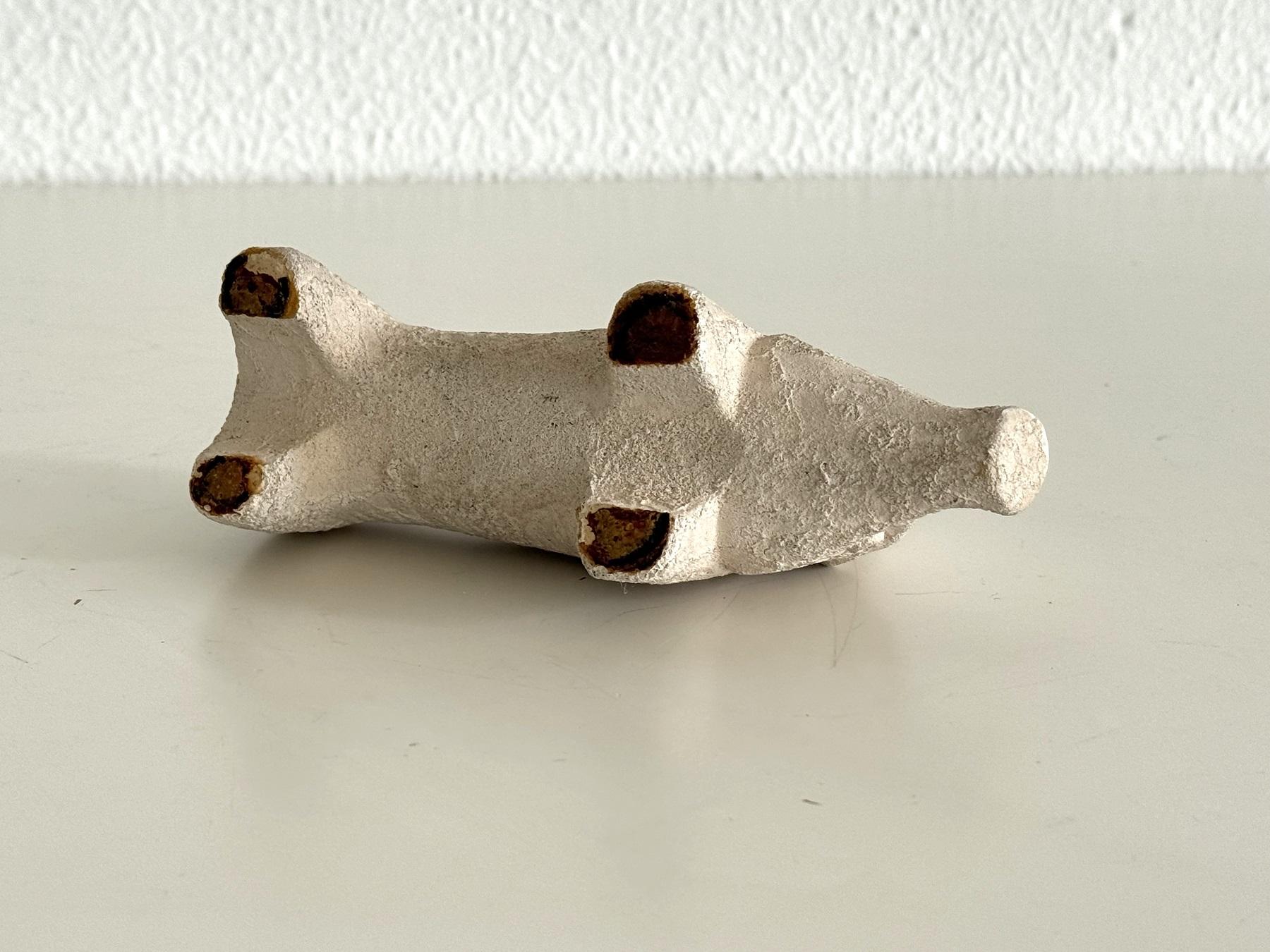 Hand-Crafted Aldo Londi Boar in 