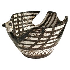 Aldo Londi Ceramic Bird Bowl by Bitossi