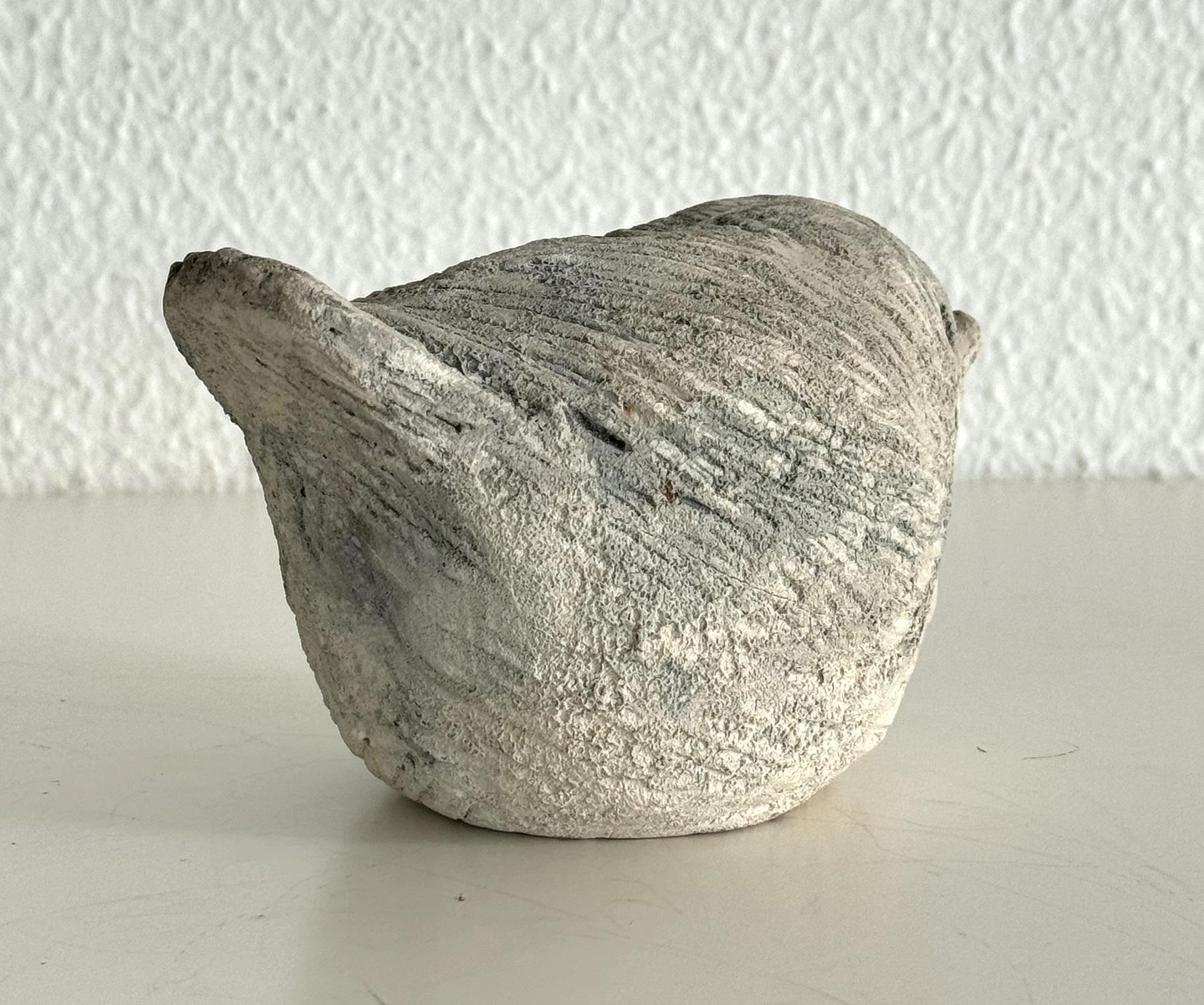 Uccello in ceramica di Aldo Londi con finitura 