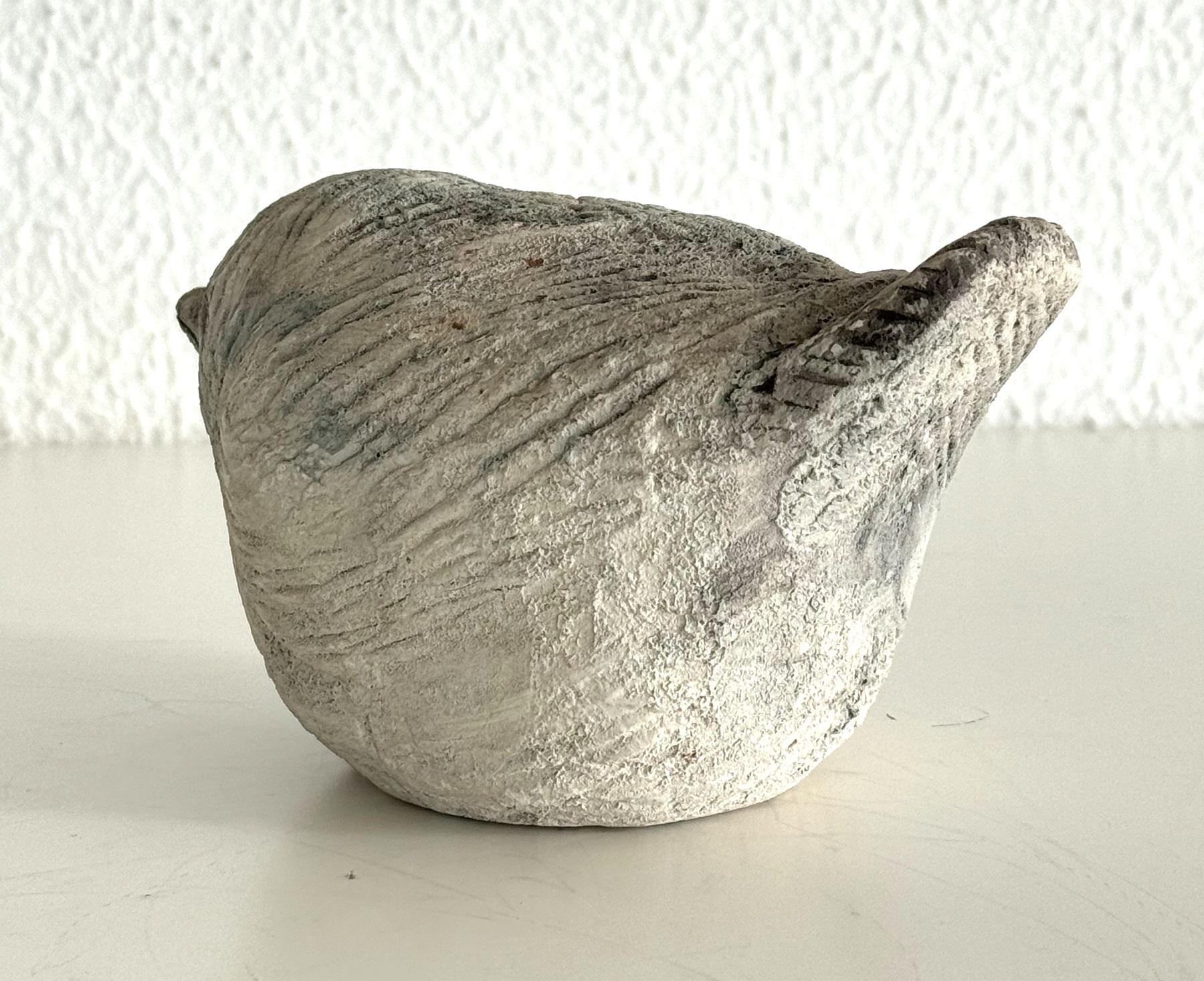 Metà XX secolo Uccello in ceramica di Aldo Londi con finitura 