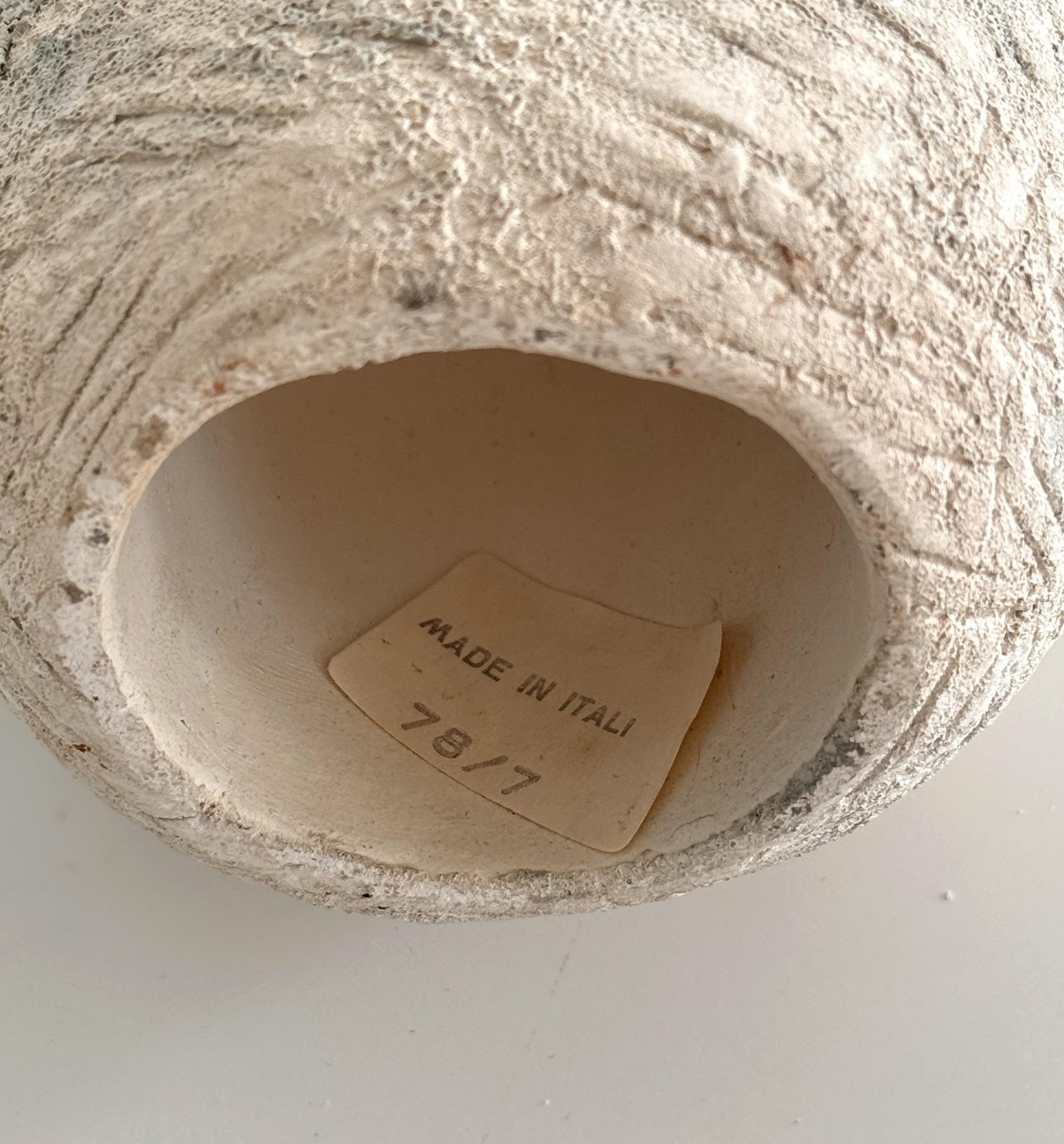 Uccello in ceramica di Aldo Londi con finitura 