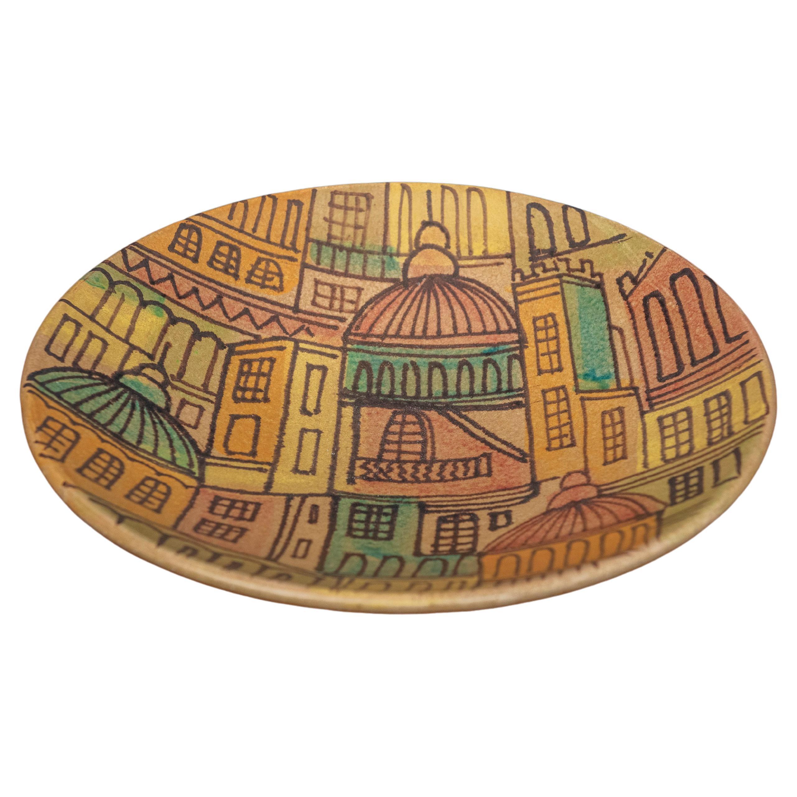 Aldo Londi Ceramic Bowl for Bitossi For Sale