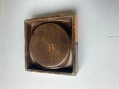 Aldo Londi Ceramic, Pottery Ashtray for Bitossi, Geometric, Mondrian, Pattern