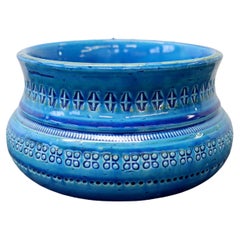 Aldo Londi Flavia Bitossi Rimini Blue Italian Ceramic Bowl