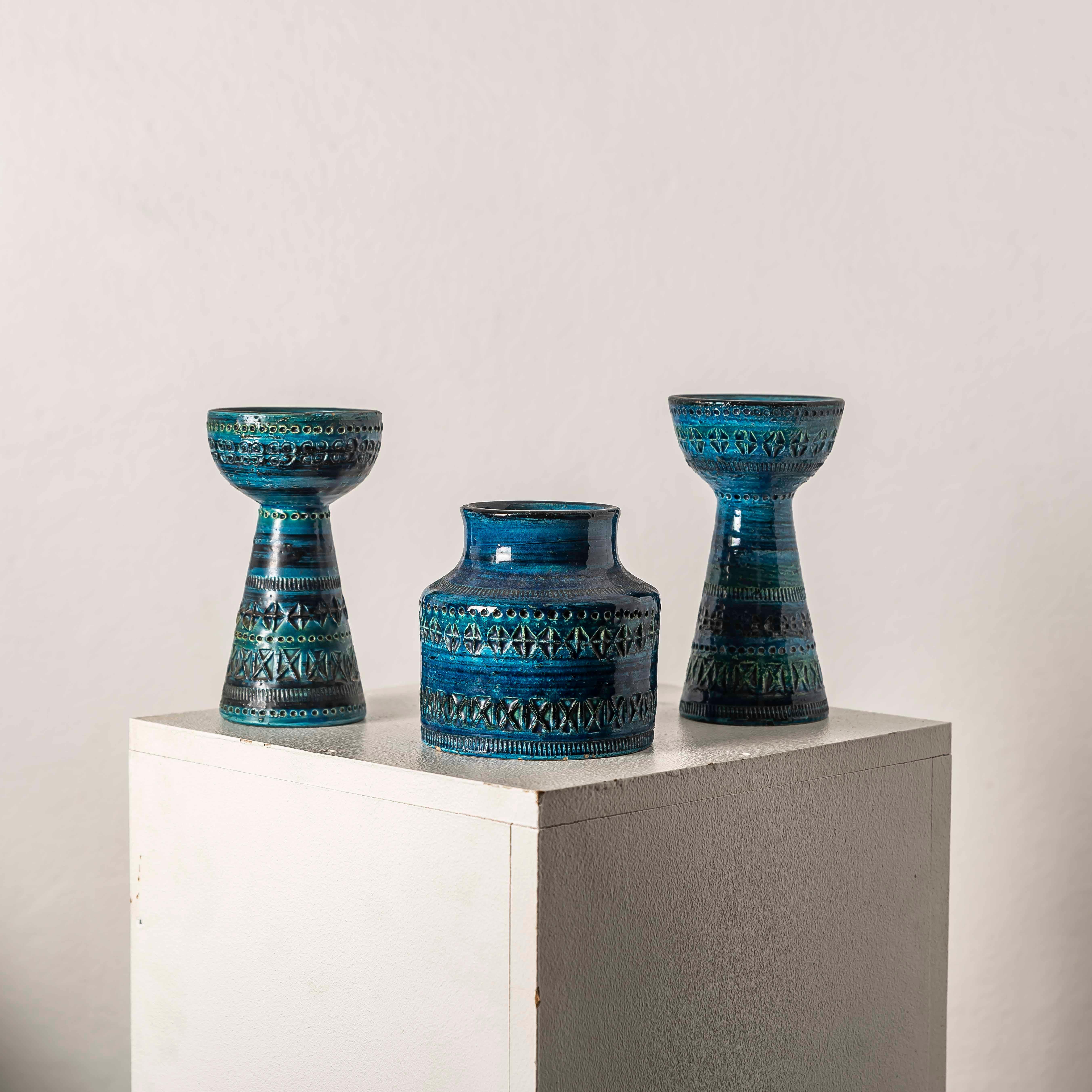 Aldo Londi for Bitossi 3 set Rimini pieces, Italy 1970s For Sale 2