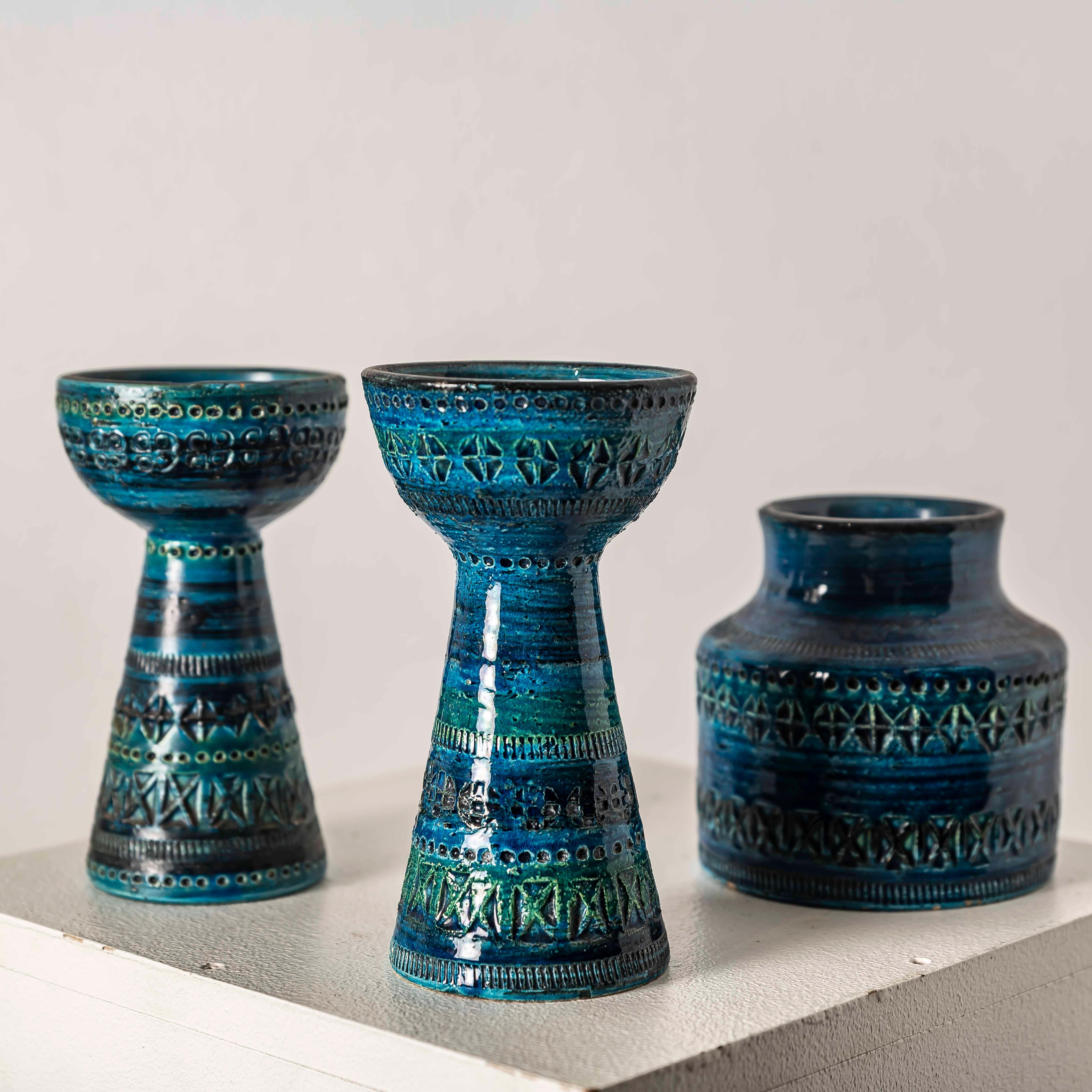 Aldo Londi for Bitossi 3 set Rimini pieces, Italy 1970s For Sale 1