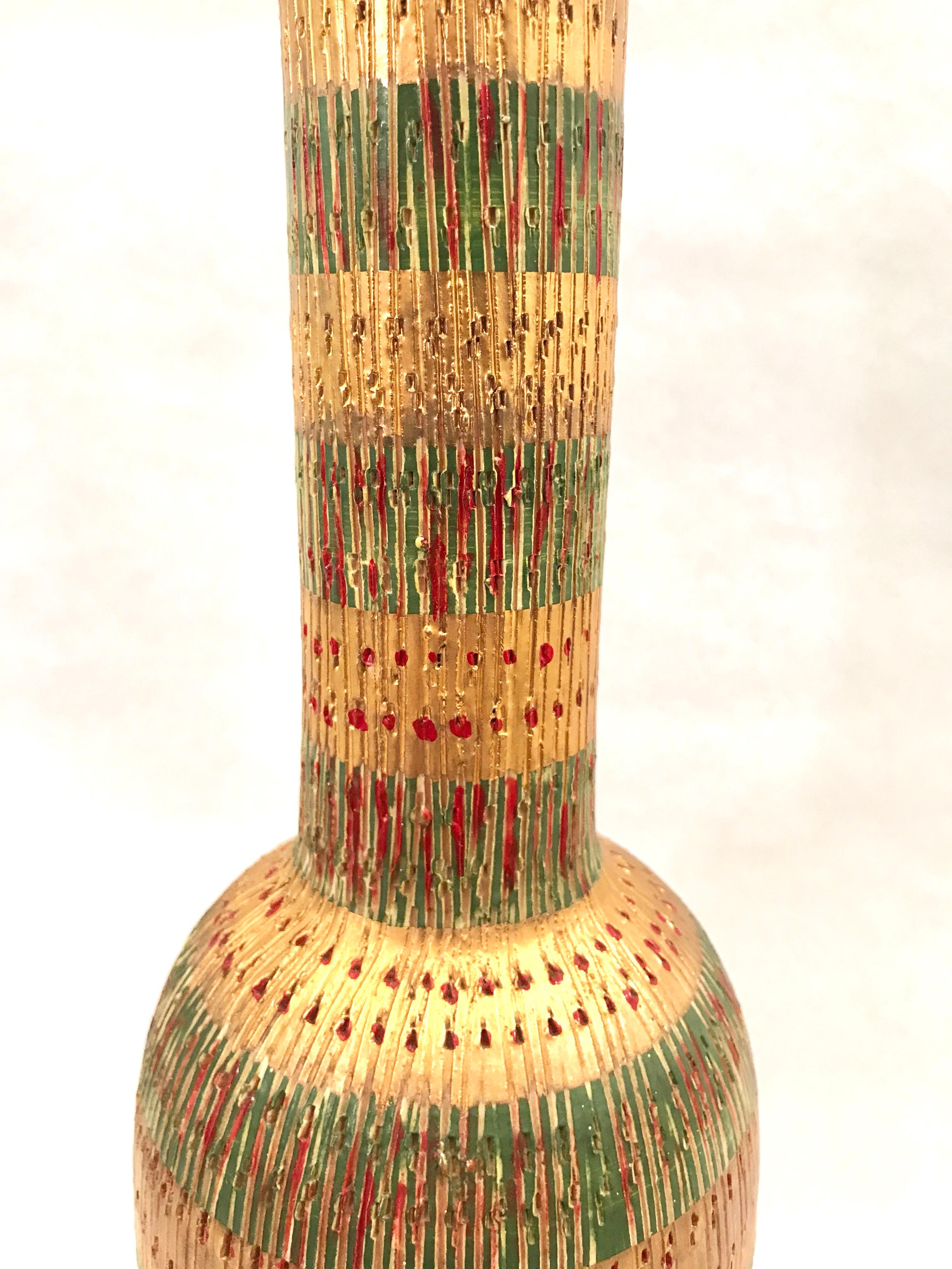 Aldo Londi for Bitossi Art Pottery Bottle Decanter For Sale 3