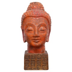 Aldo Londi for Bitossi Ceramic Buddha Head