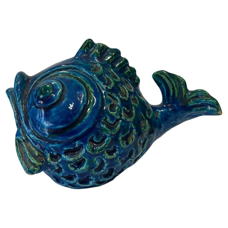 Aldo Londi for Bitossi Ceramic Fish Money Box