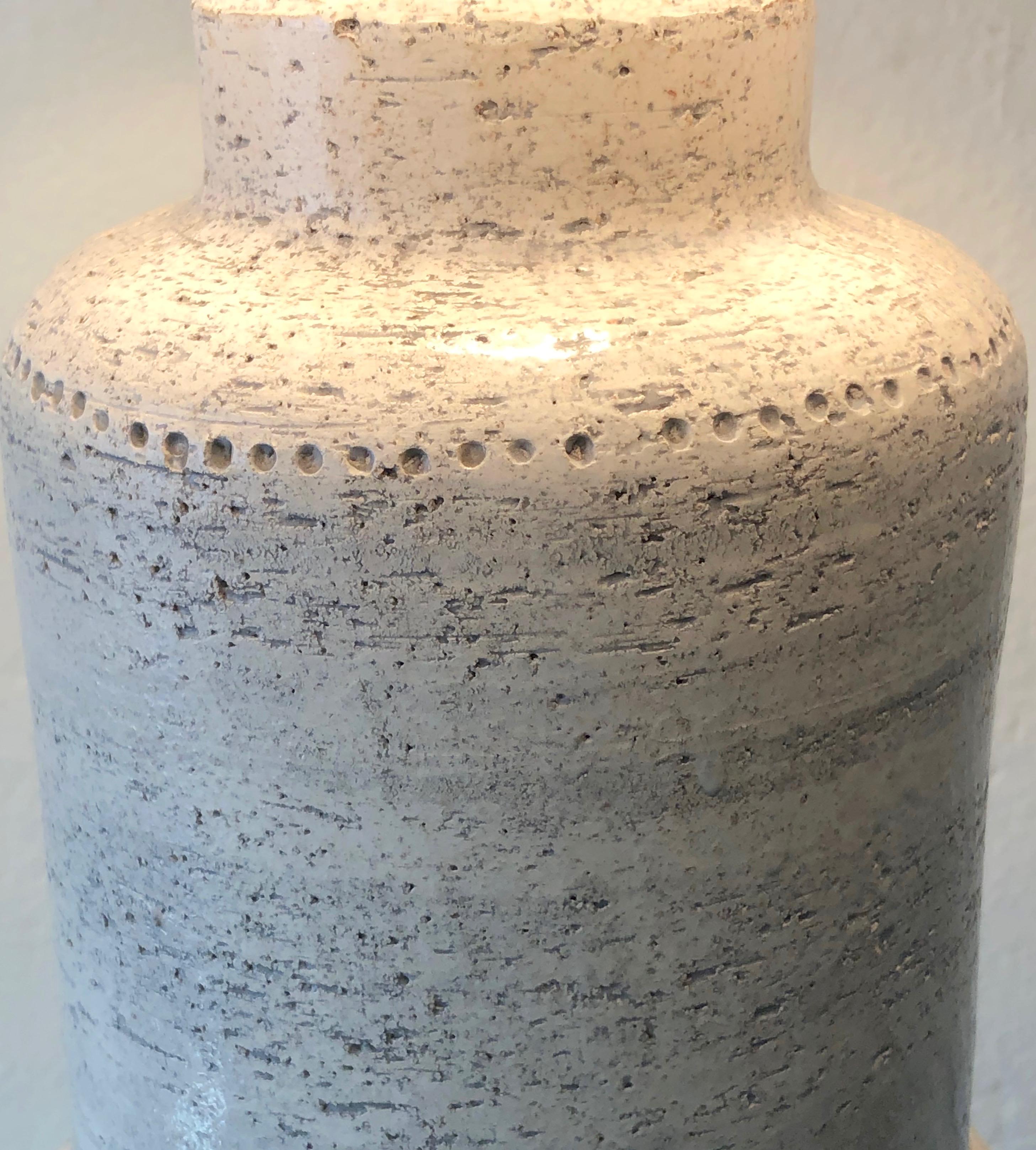 Aldo Londi for Bitossi Ceramic Table Lamp For Sale 4