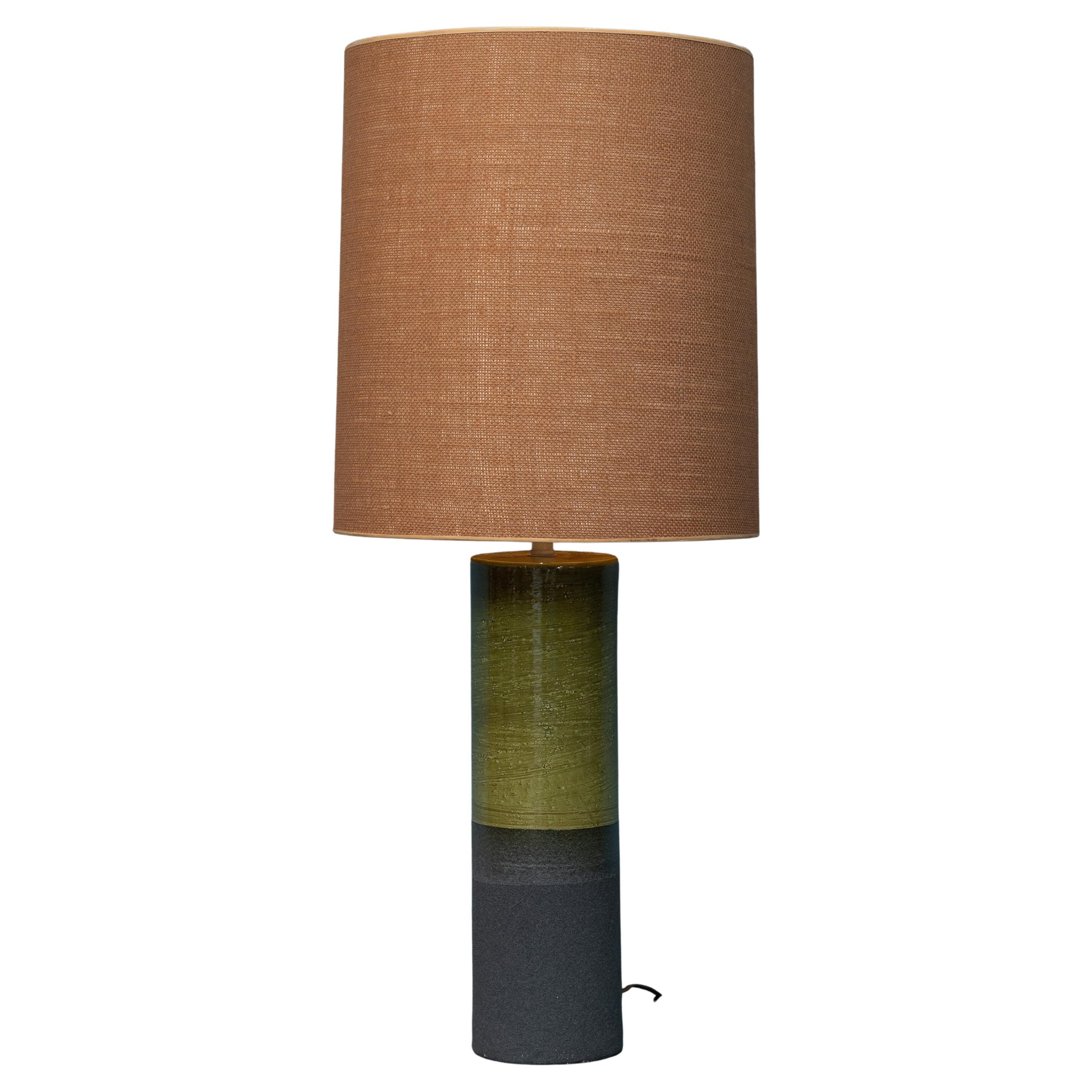 Aldo Londi for Bitossi Ceramic Table Lamp, Italy For Sale