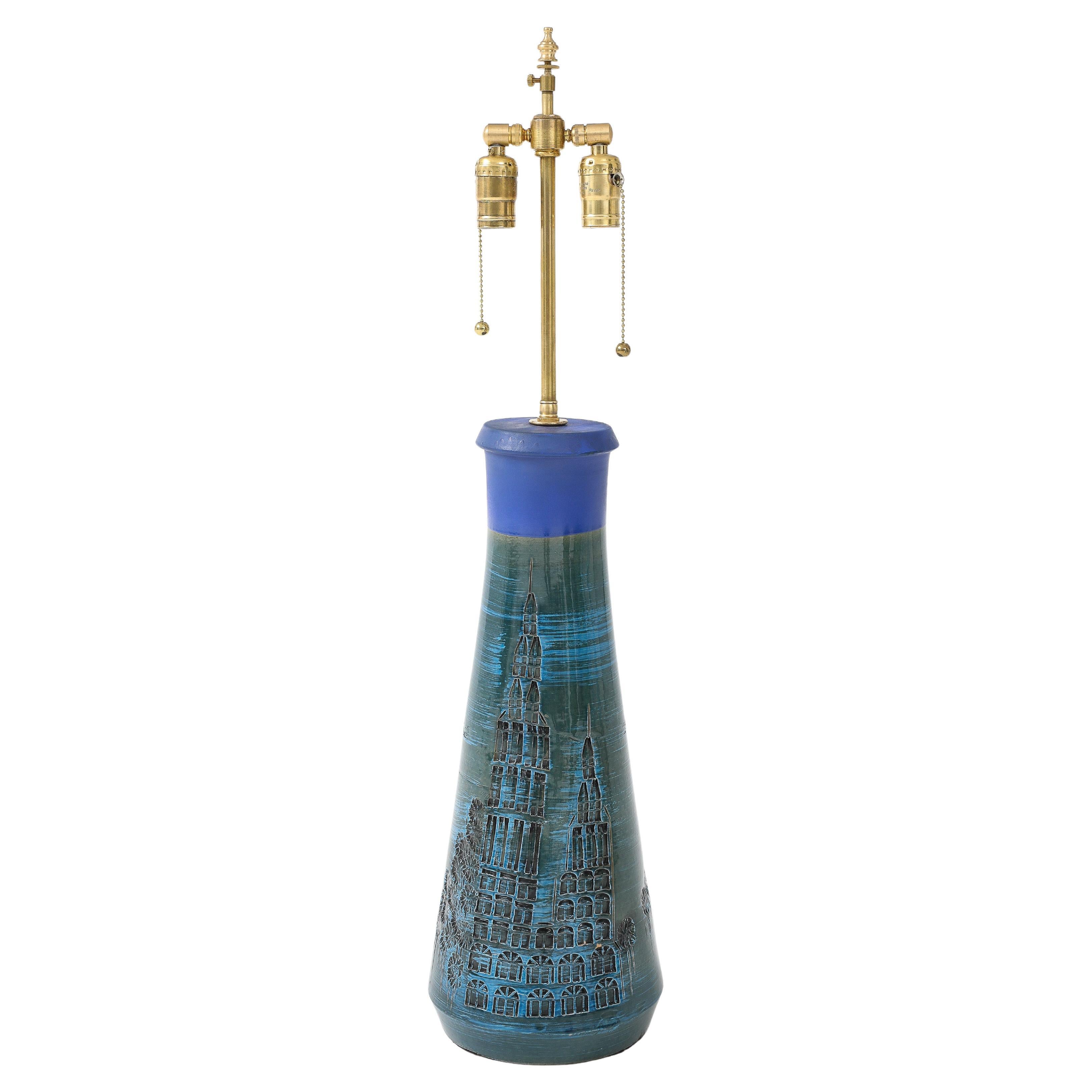 Aldo Londi For Bitossi Cityscape Table Lamp