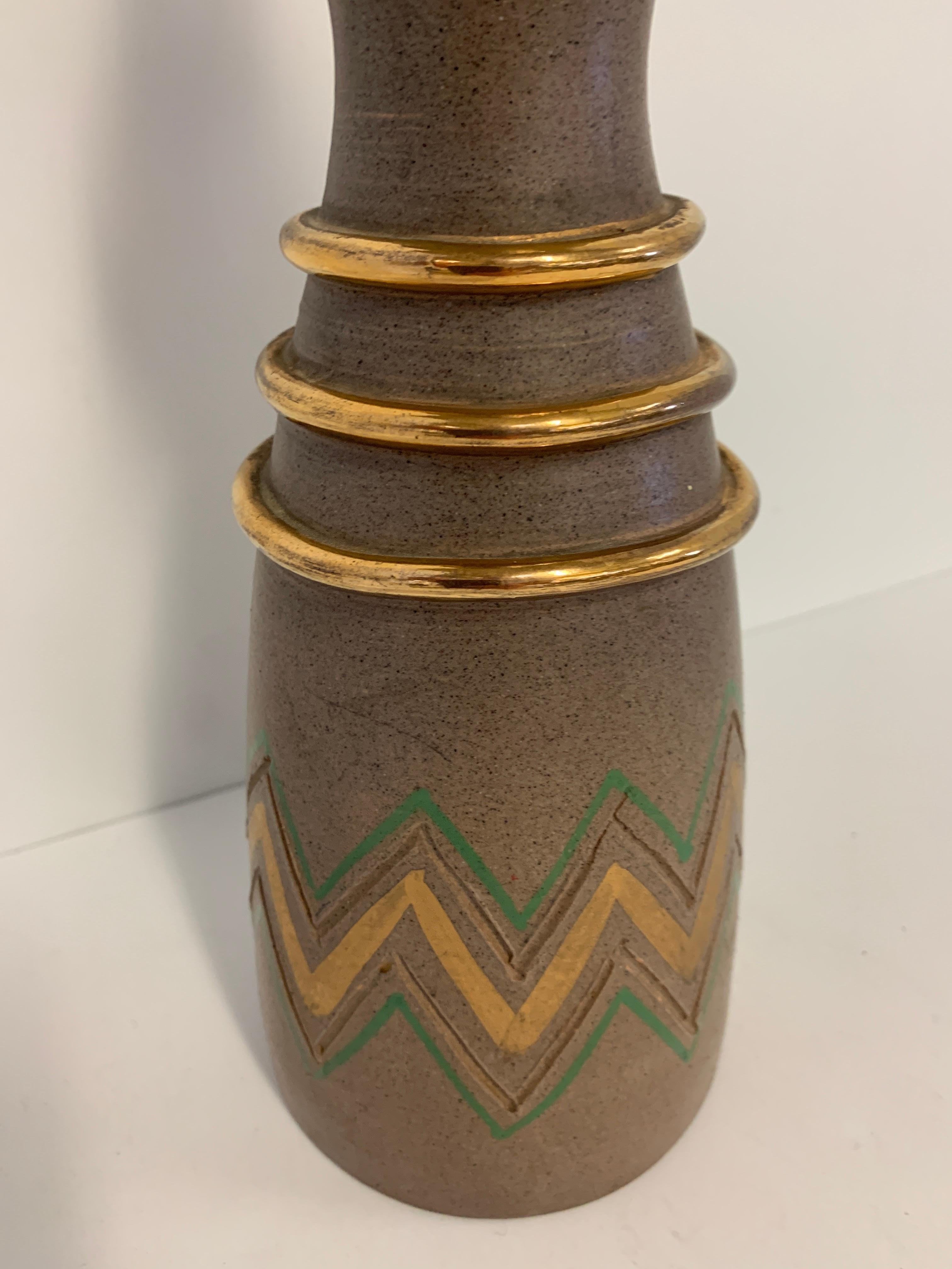 Hand-Crafted Aldo Londi for Bitossi Face Vase