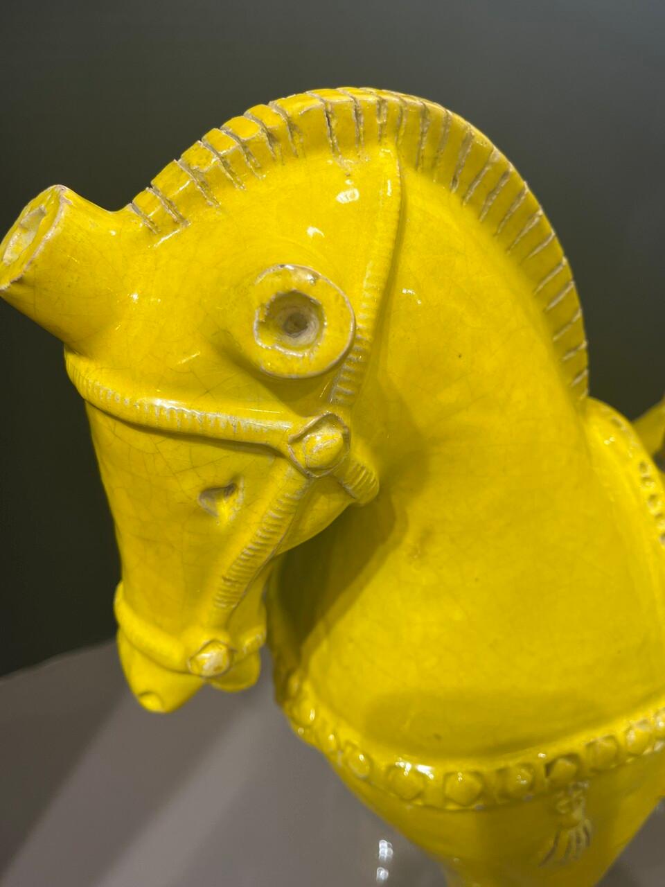 20th Century Aldo Londi for Bitossi Italian Horse Lamp