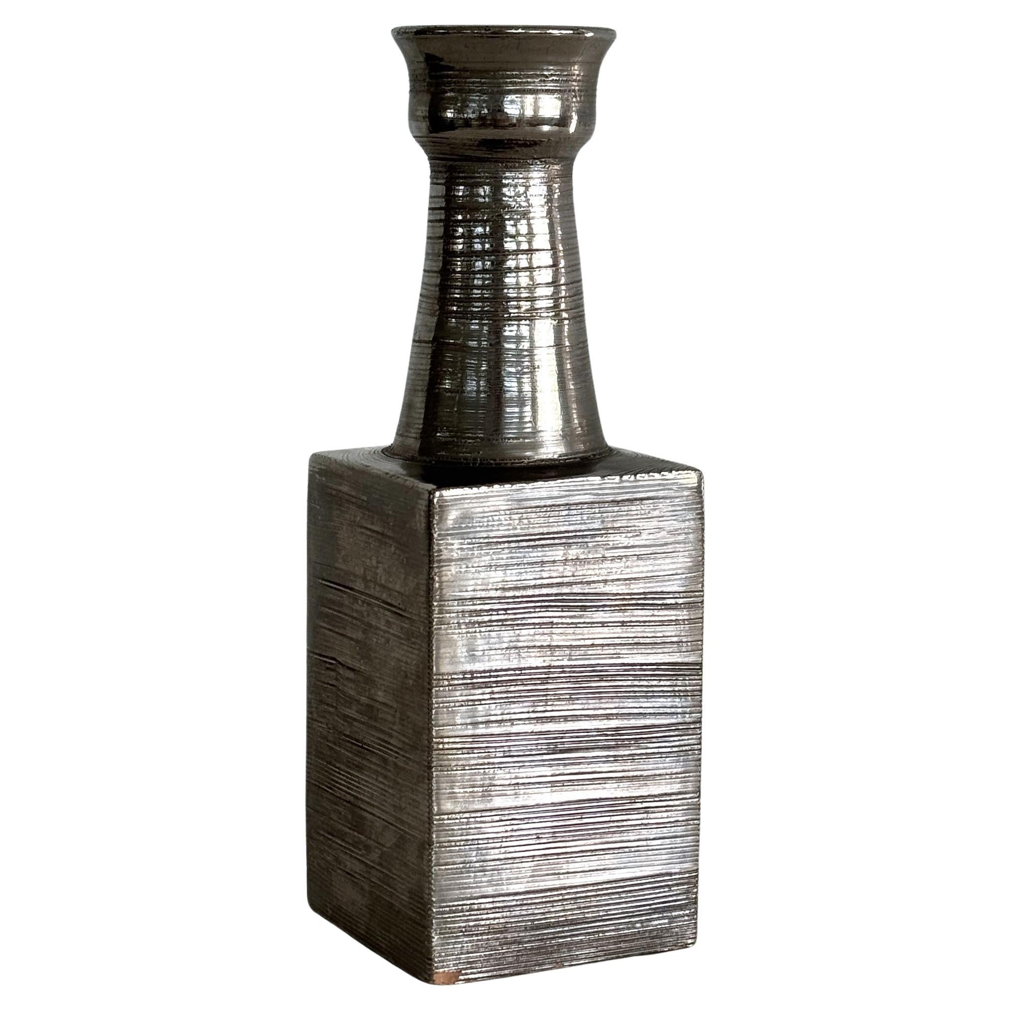 Aldo Londi pour Bitossi Vase en céramique italien du milieu du siècle, années 1960