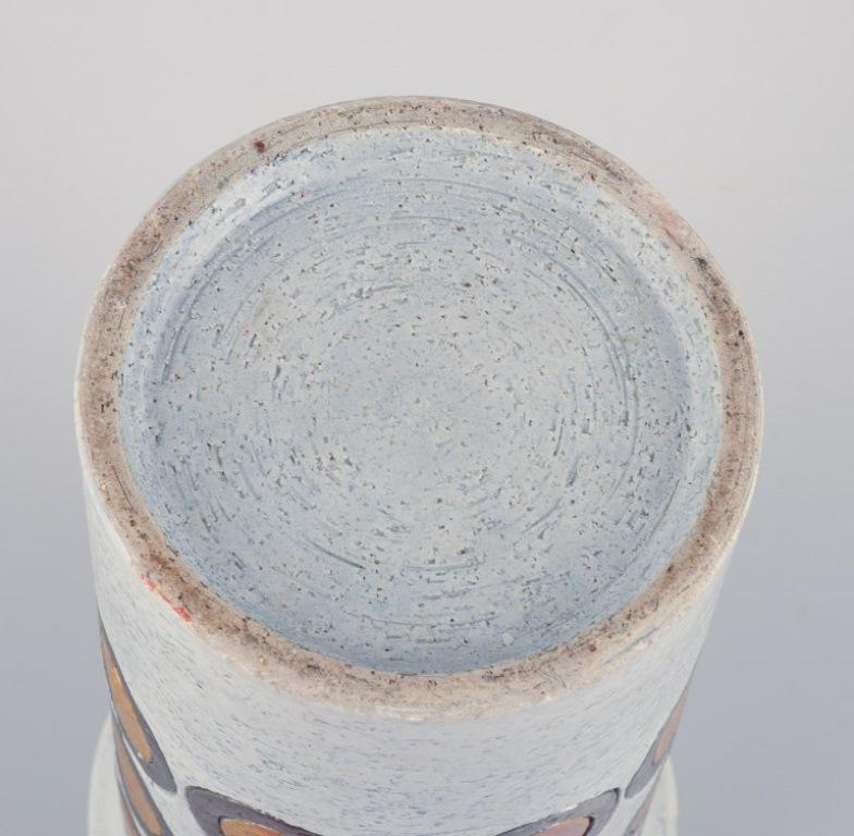 Smaltato Aldo Londi per Bitossi, Italia. Grande vaso in ceramica 