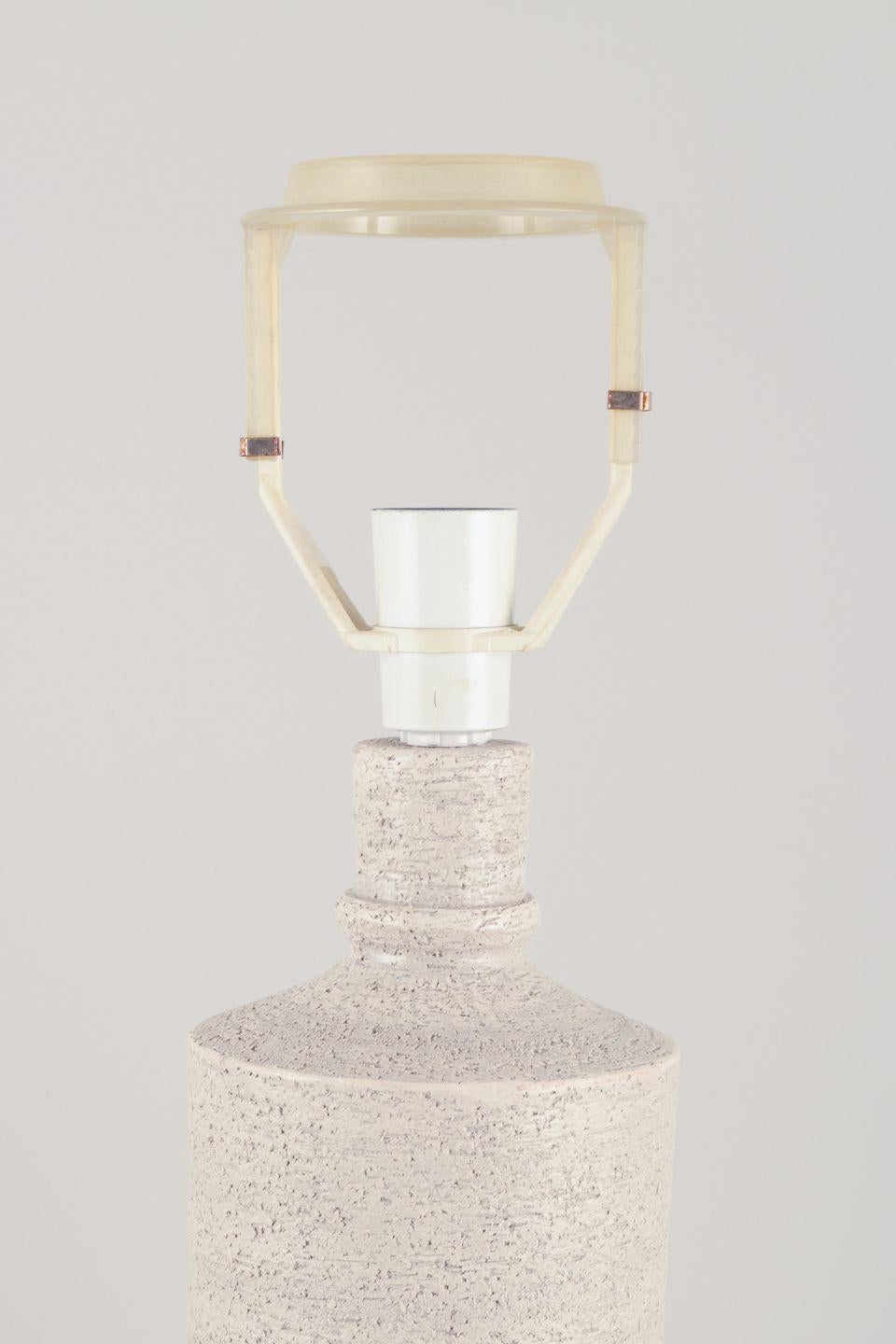 italien Aldo Londi pour Bitossi, Italie. Grande lampe de table en céramique émaillée. 1970s en vente