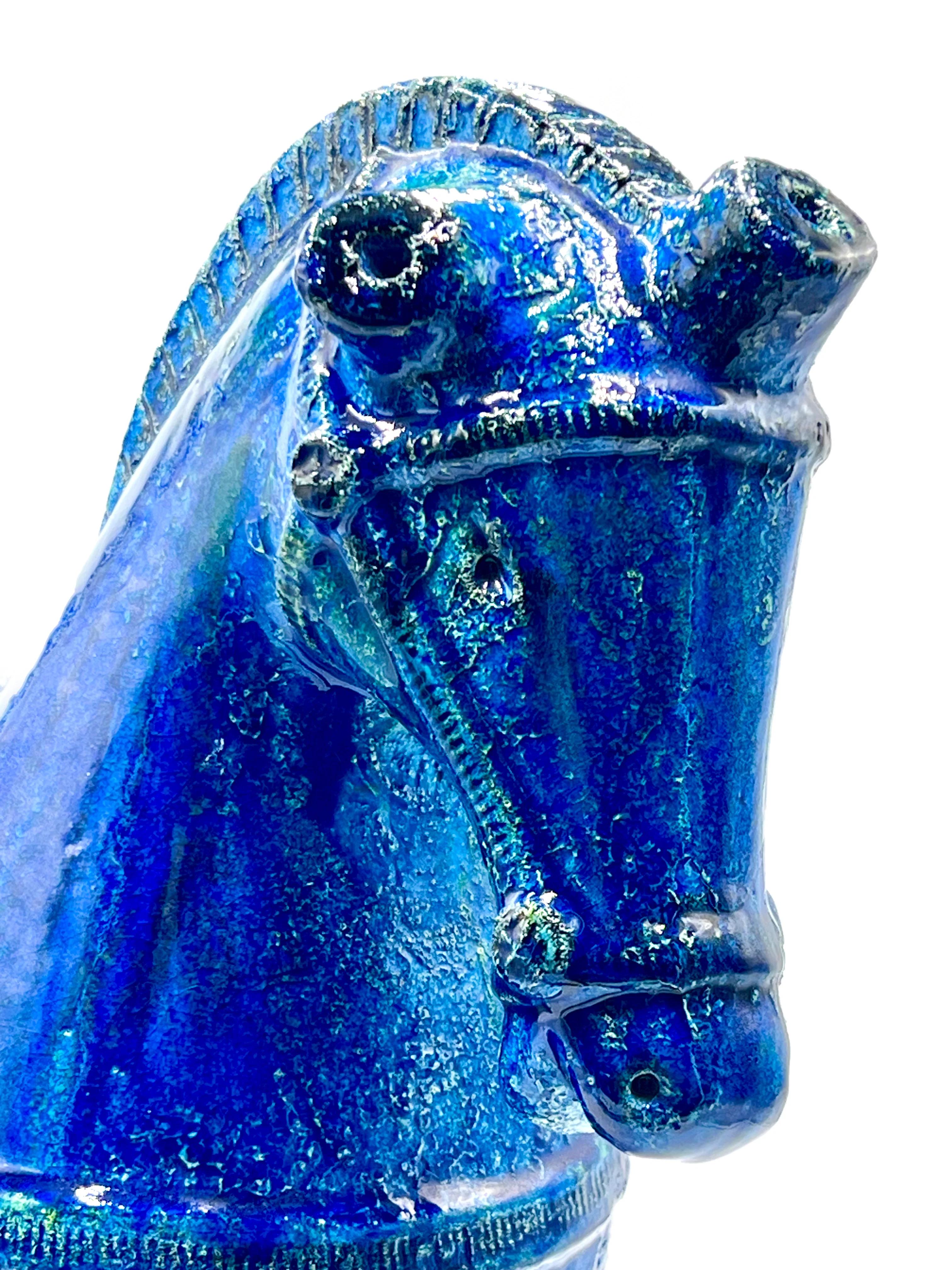 Aldo Londi para Bitossi (Italia) Vintage años 60, Caballo de cerámica 