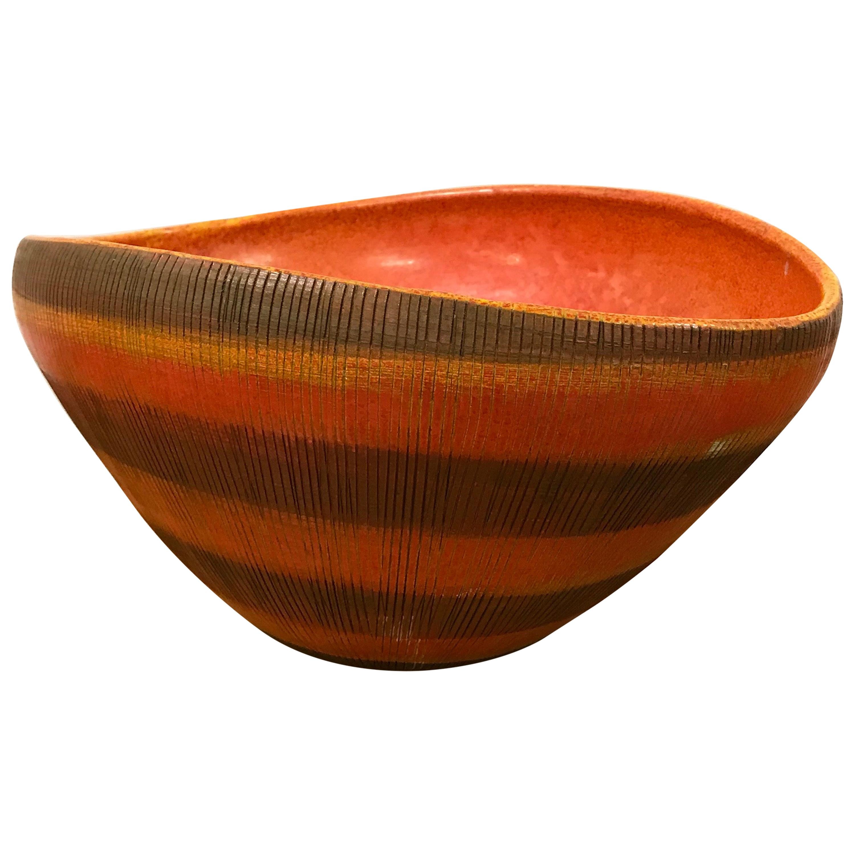 Aldo Londi for Bitossi Large Center ‘Fruit’ Bowl For Sale