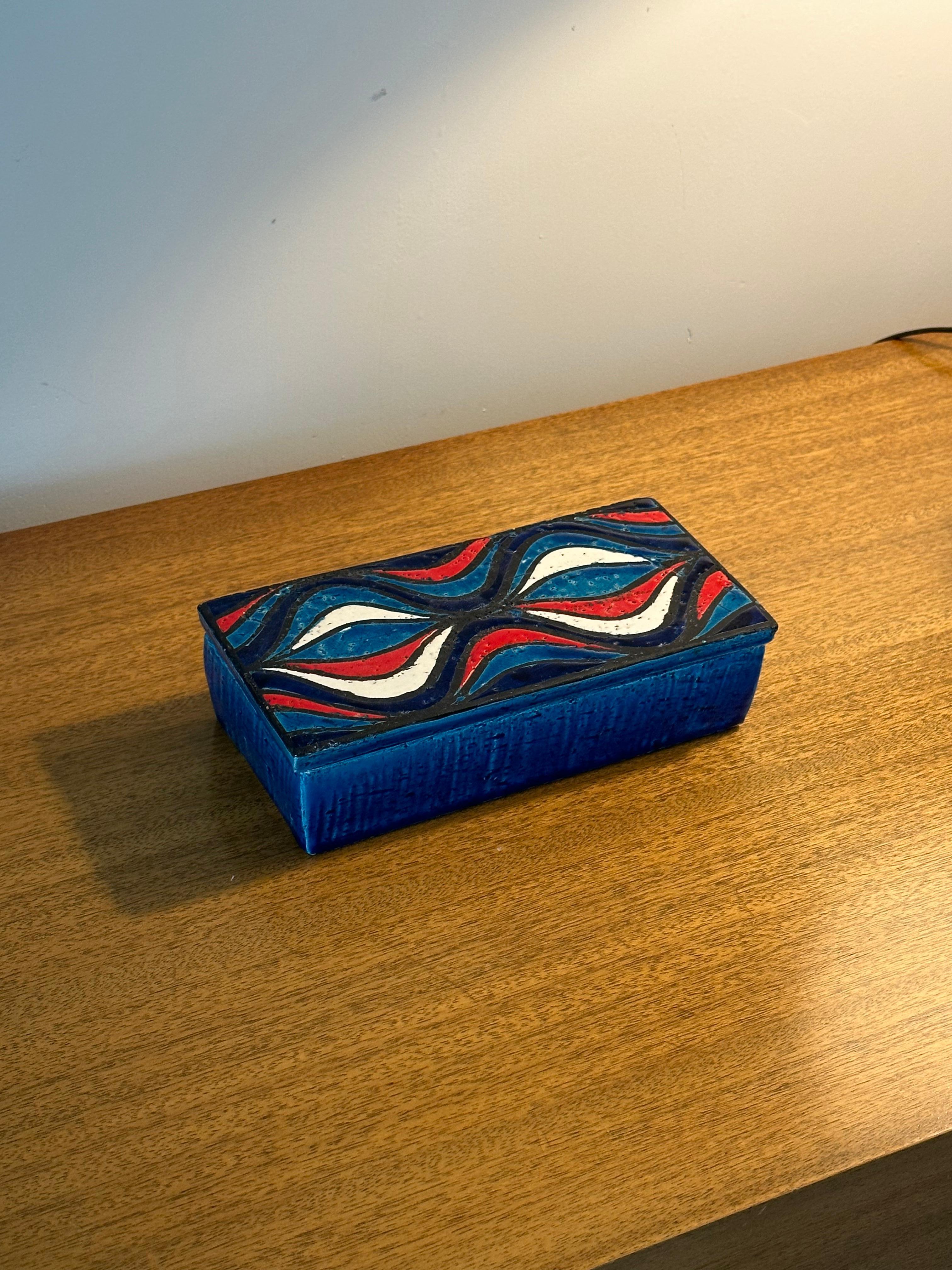Aldo Londi for Bitossi Lidded Box, Onion Decor 8