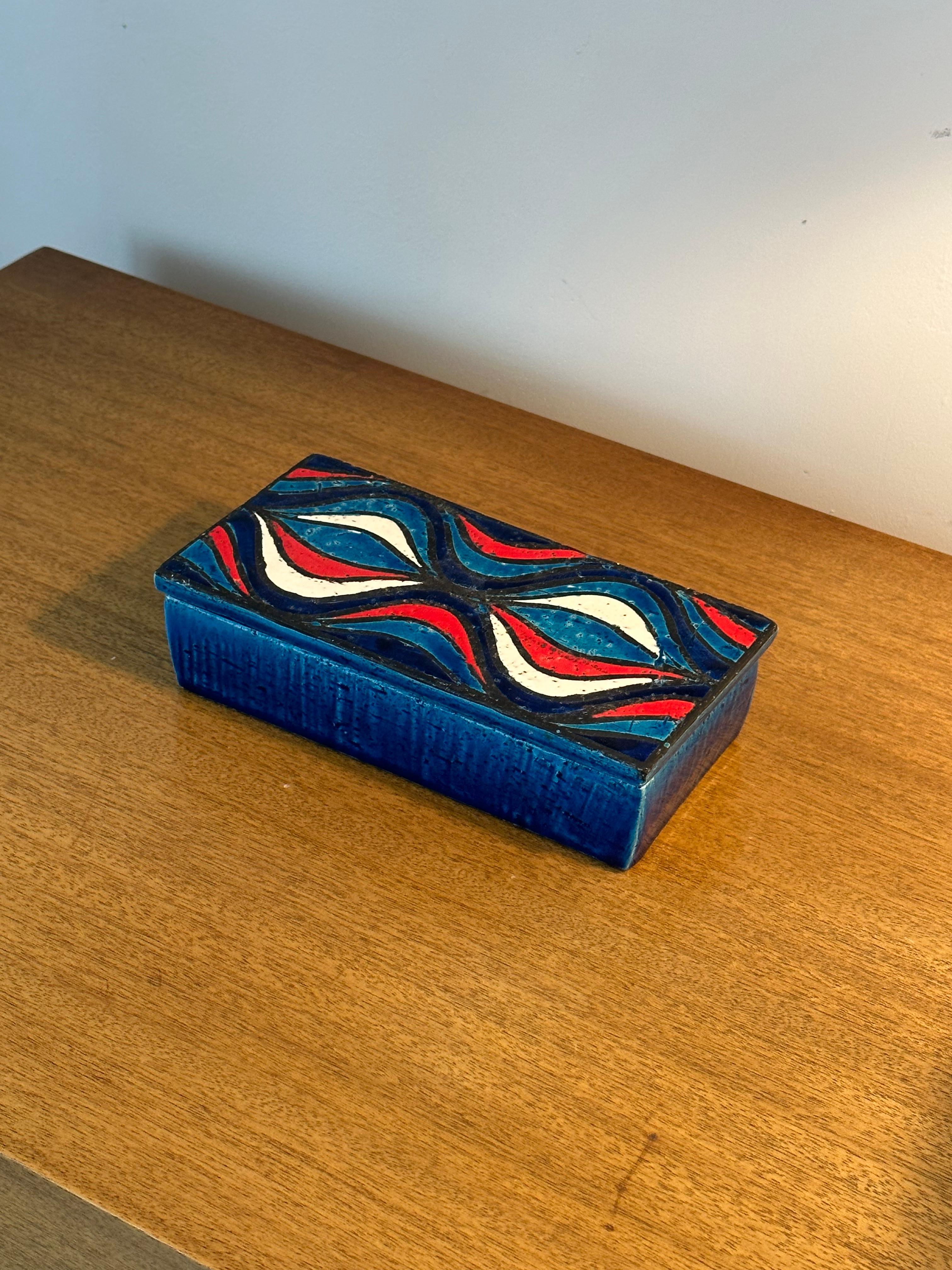 Aldo Londi for Bitossi Lidded Box, Onion Decor 9