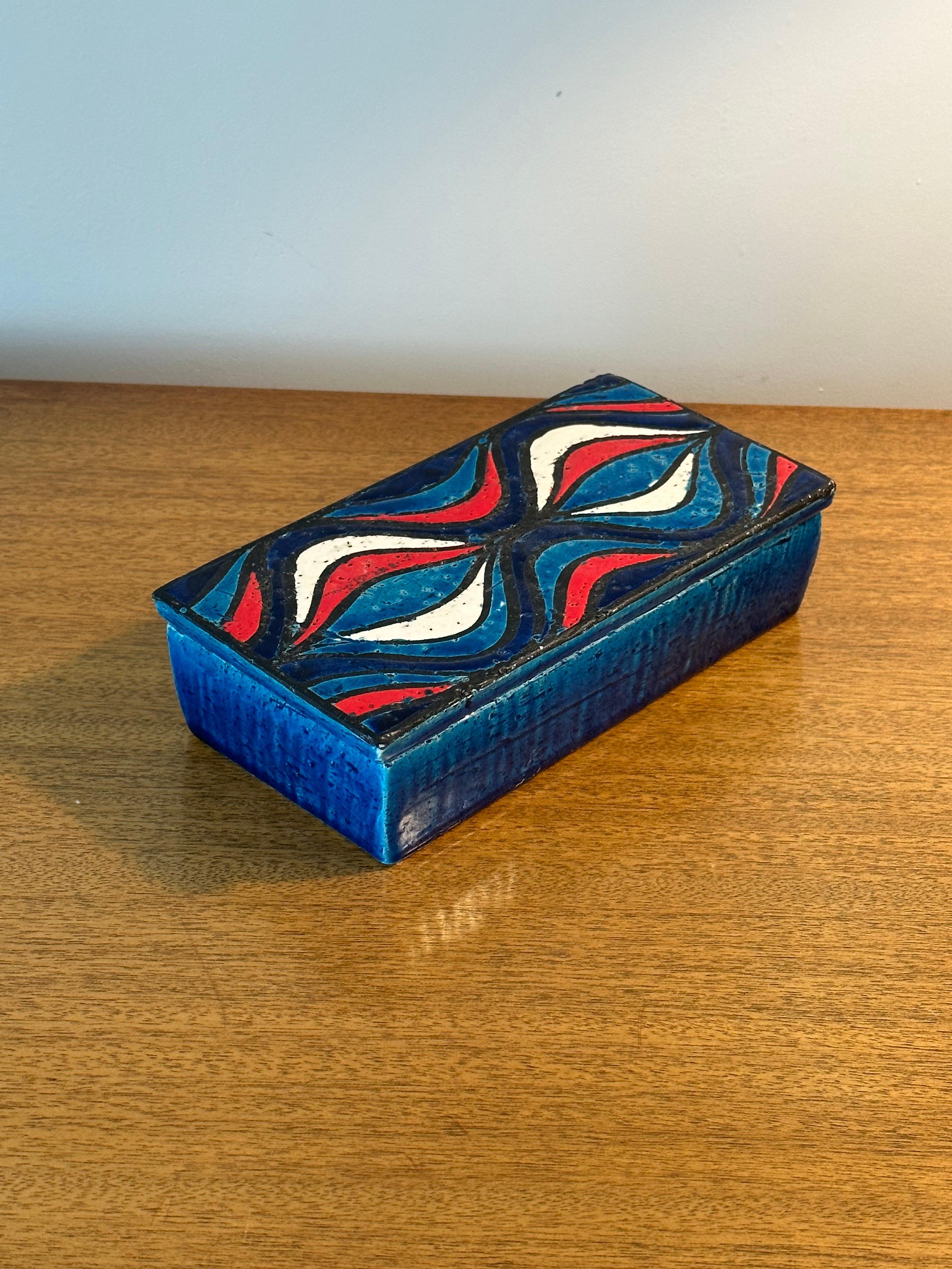 Mid-Century Modern Aldo Londi for Bitossi Lidded Box, Onion Decor