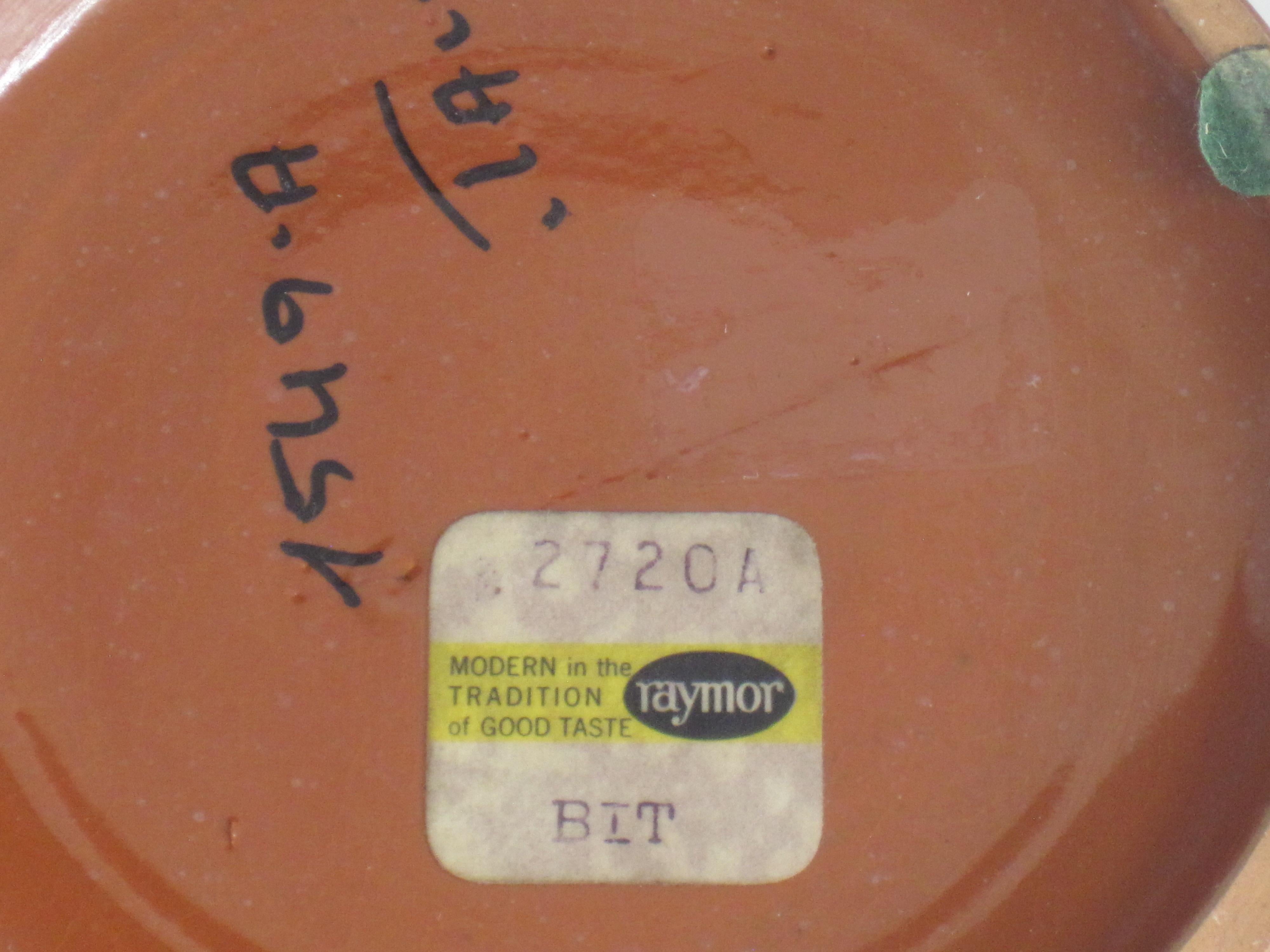 Bitossi for Raymor Lidded Pedestal Jar, 1960's For Sale 2