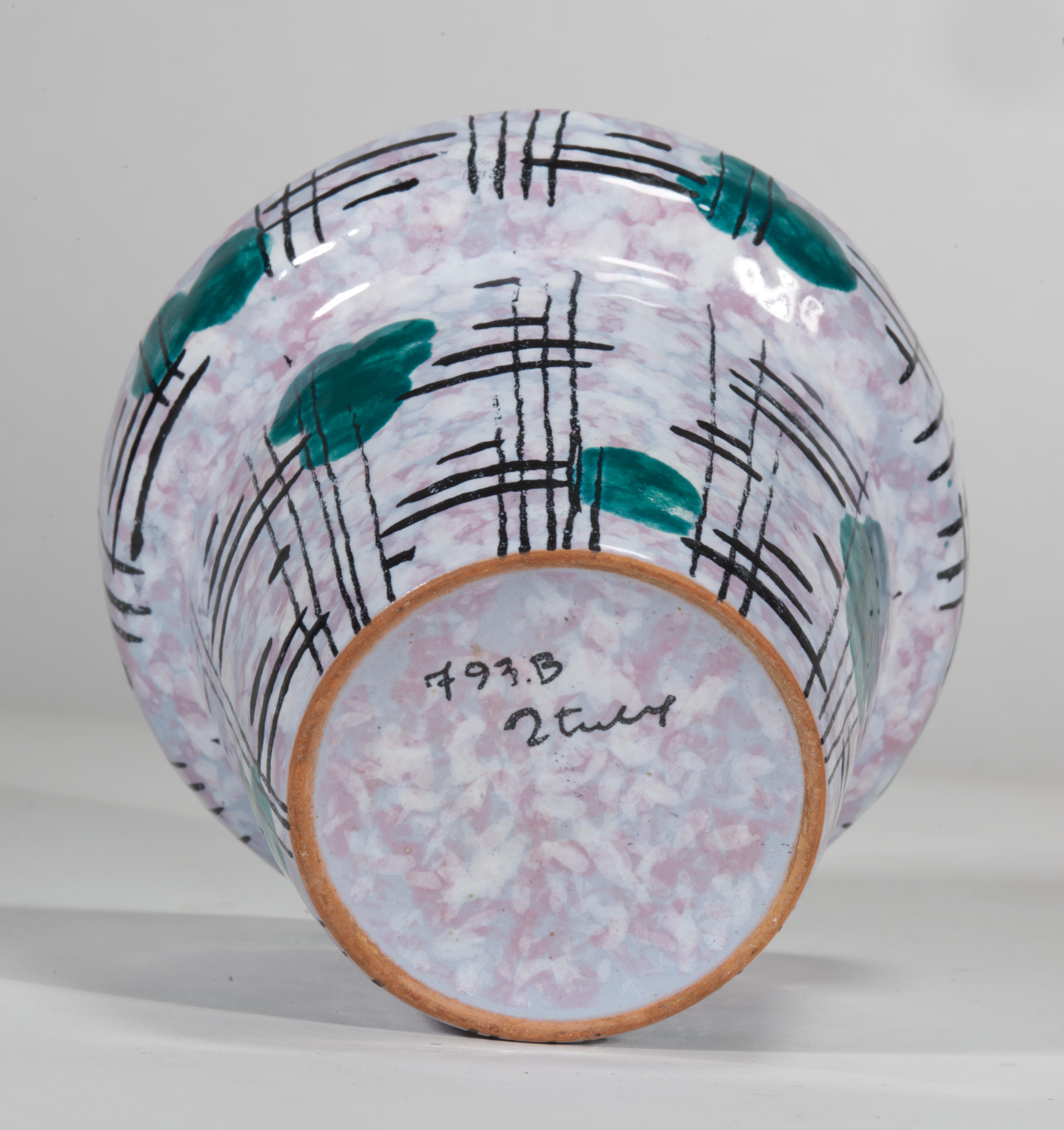 Aldo Londi für Bitossi Majolika Übertopf Pflanzgefäß Knospenvase, Italien 1960er Jahre (Glasiert) im Angebot