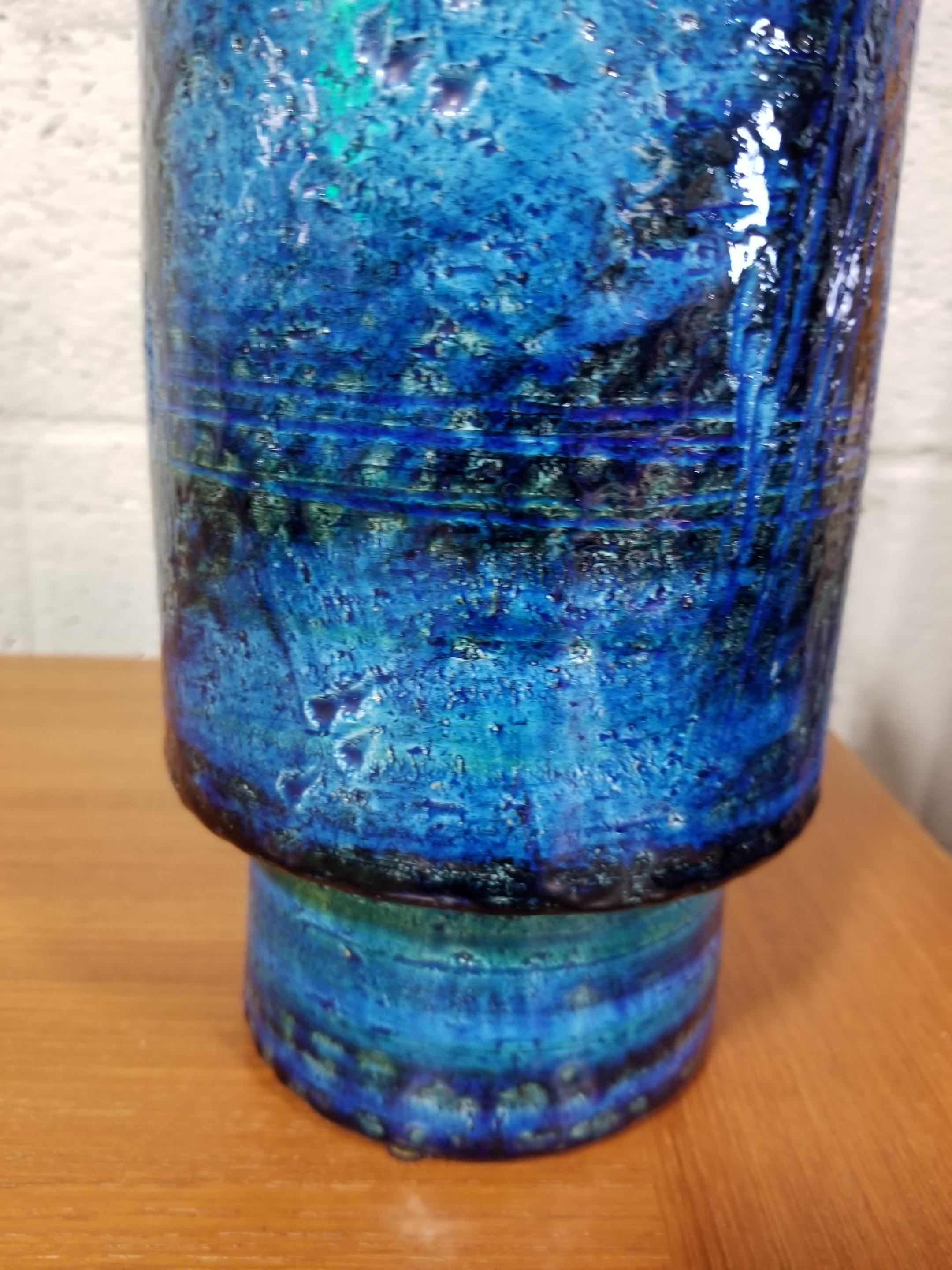 Aldo Londi for Bitossi Midcentury Italian Ceramic Vase 2